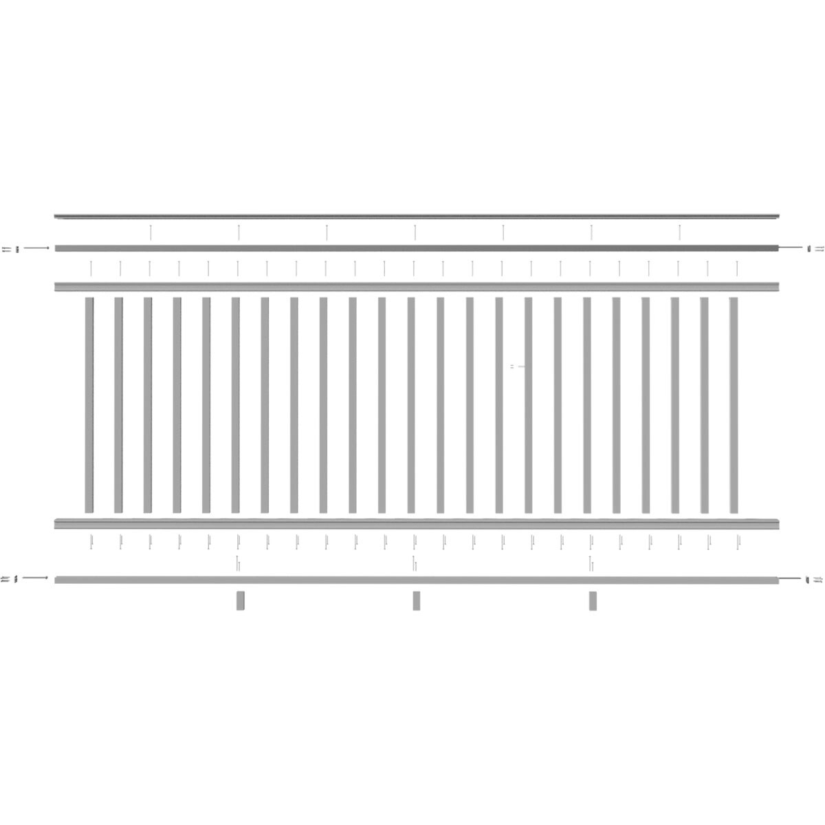 INTEX Providence ECLK42X120 railings - View #3