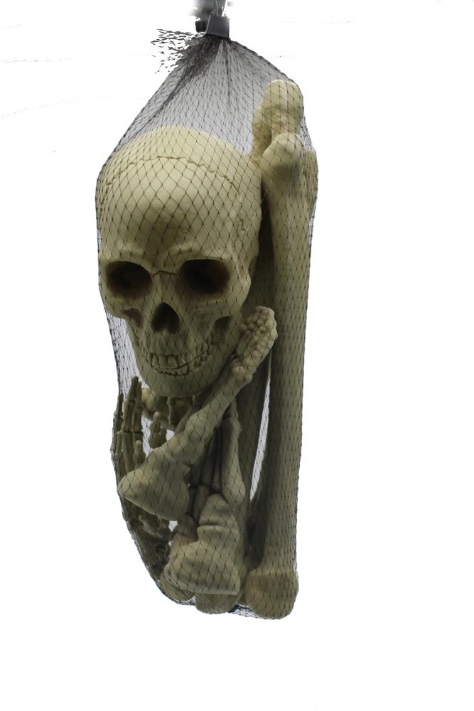 Seasons 17-1/2 in. Bags of Bones Halloween Decor 