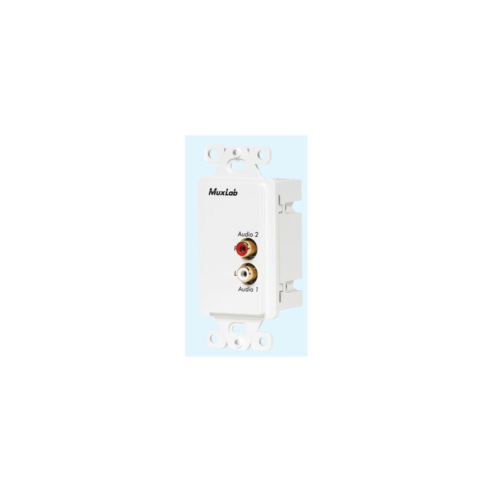  TCNCD374703 MuxLab MUX-500028-WP-US Stereo Hi-Fi Wall Balun