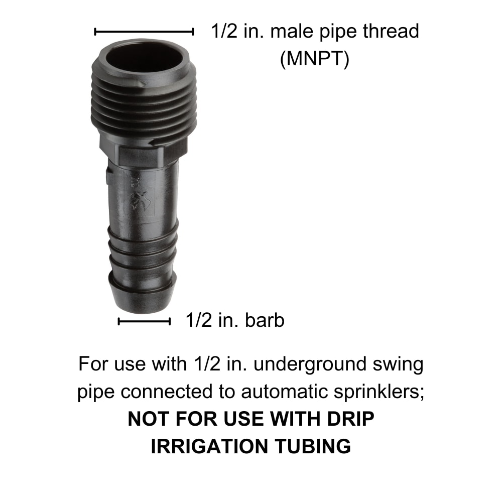 Rain Bird SWGA050S Flex-Pipe-Fittings-Risers - View #2