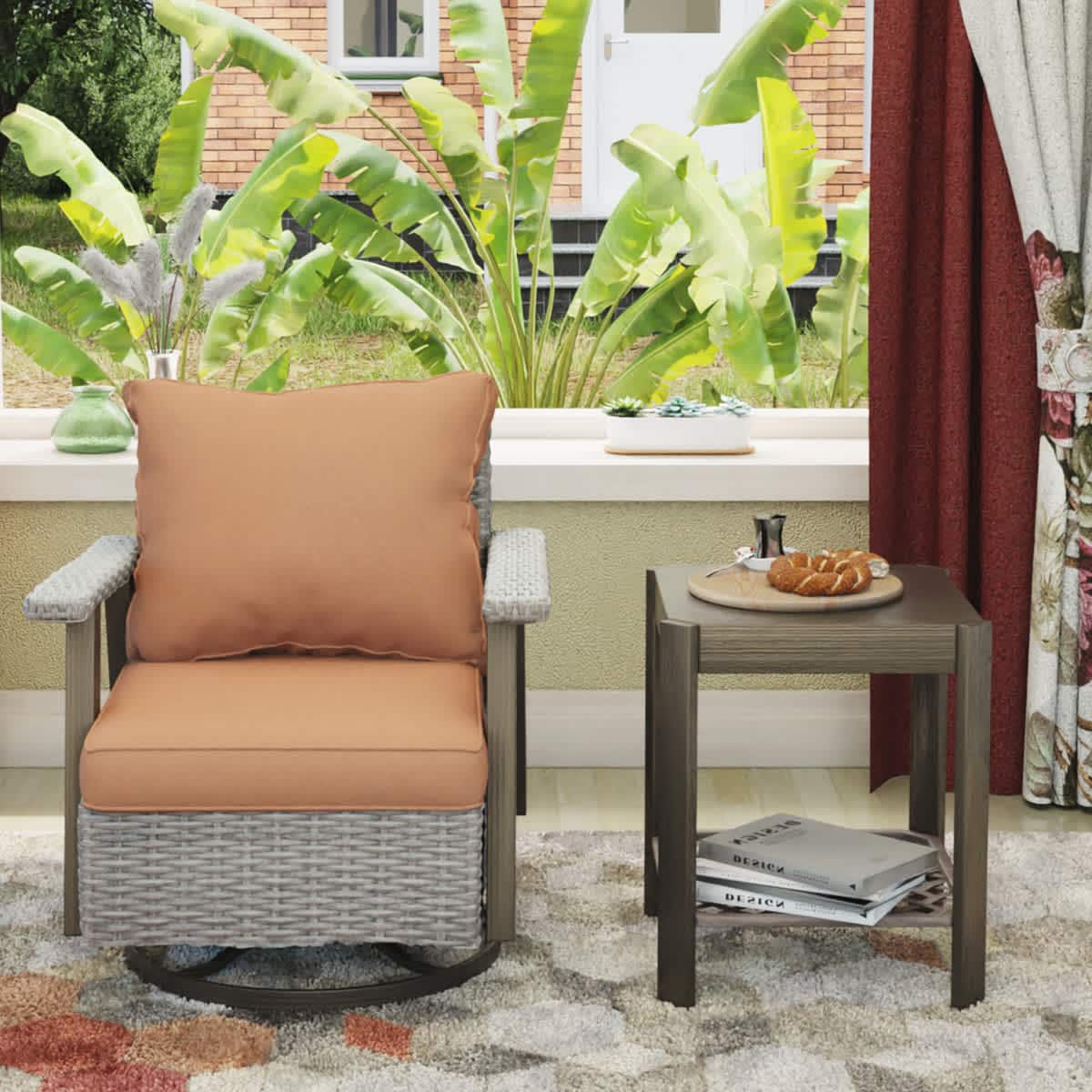 Bestier USLOW-O400380A-COFE Patio-Conversation-Sets - View #3