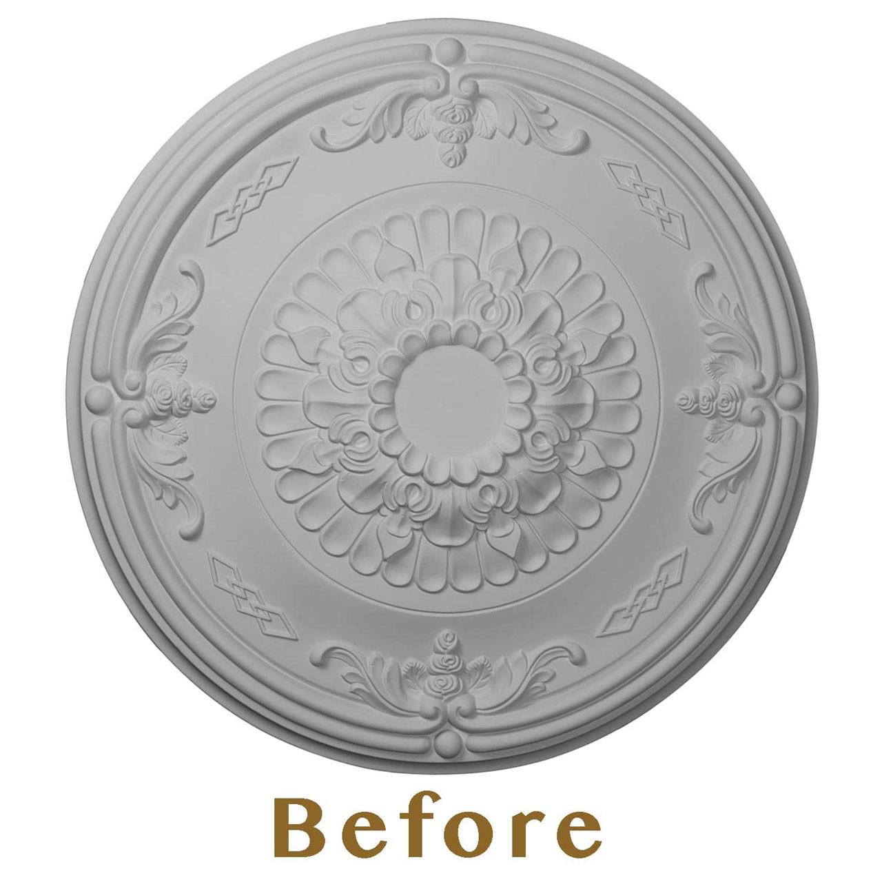 From Plain to Beautiful in Hours CCMF-054-INT-LL Ceiling-Medallions - View #3