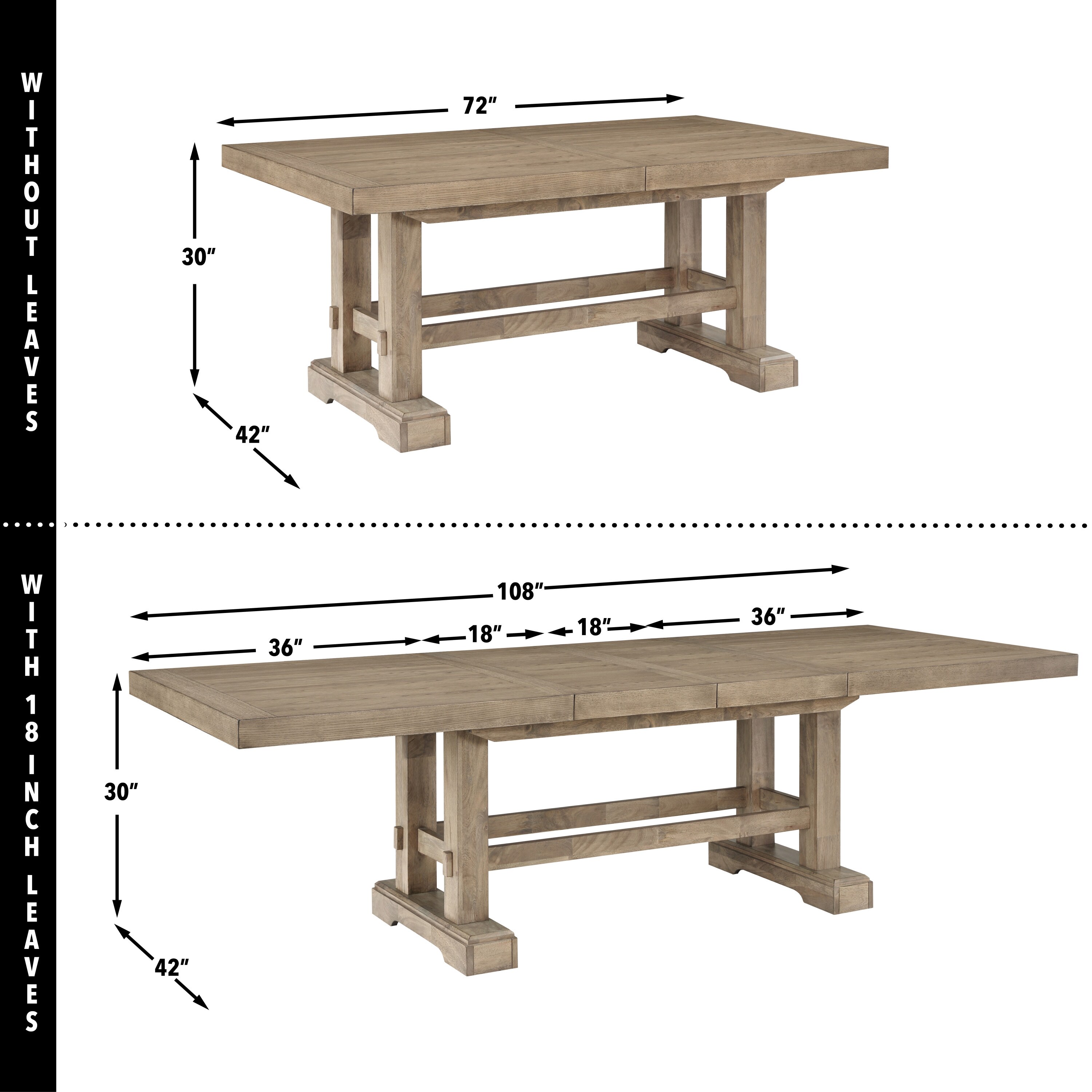 Steve Silver NP500-D7PC-S Dining-Sets - View #6