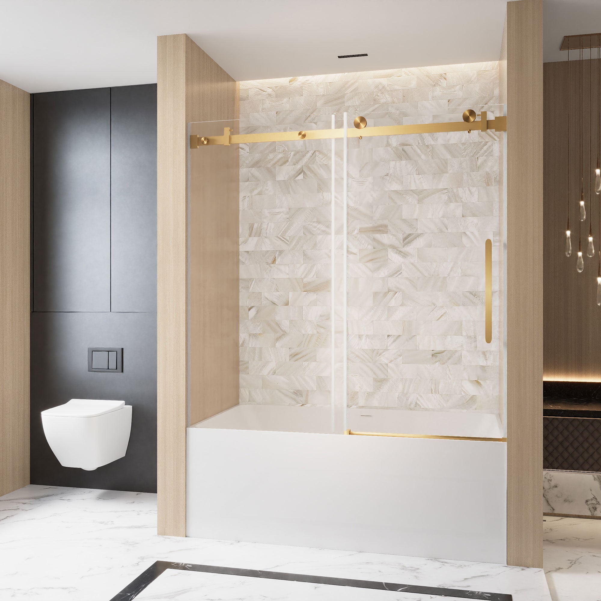 LIVIZA G1PF6060GD-100 Shower-Doors - View #3