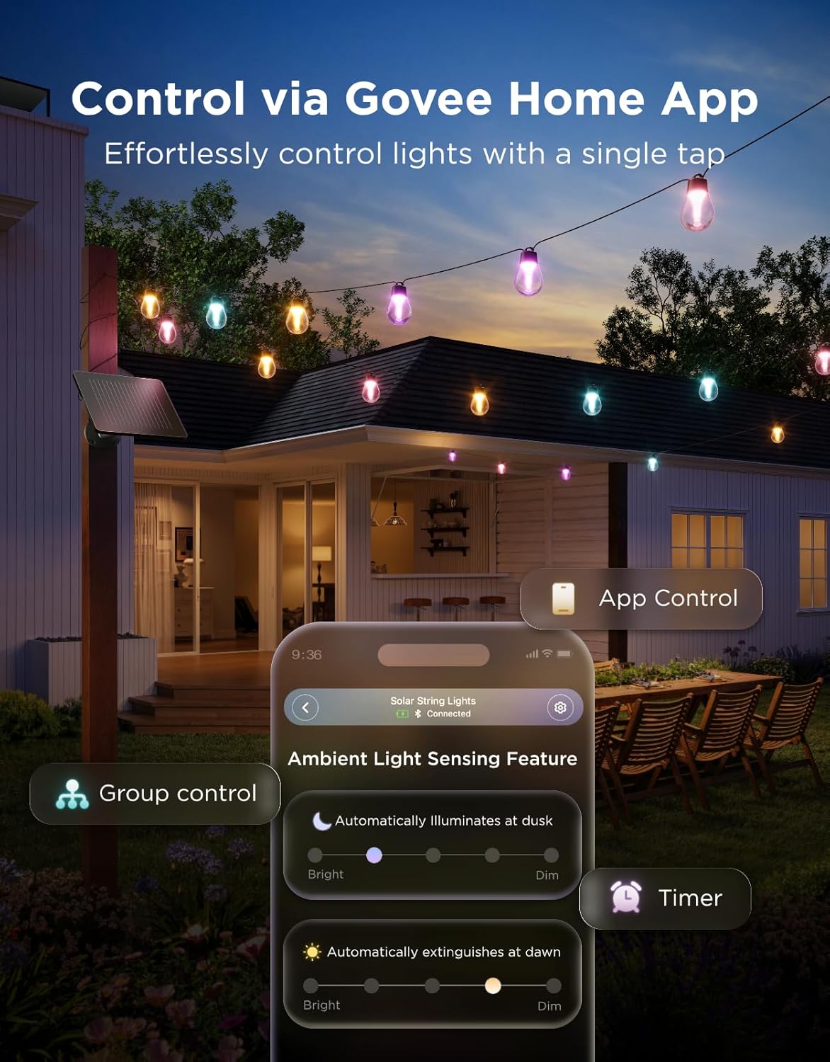 Govee H3001011 Patio-String-Lights - View #8