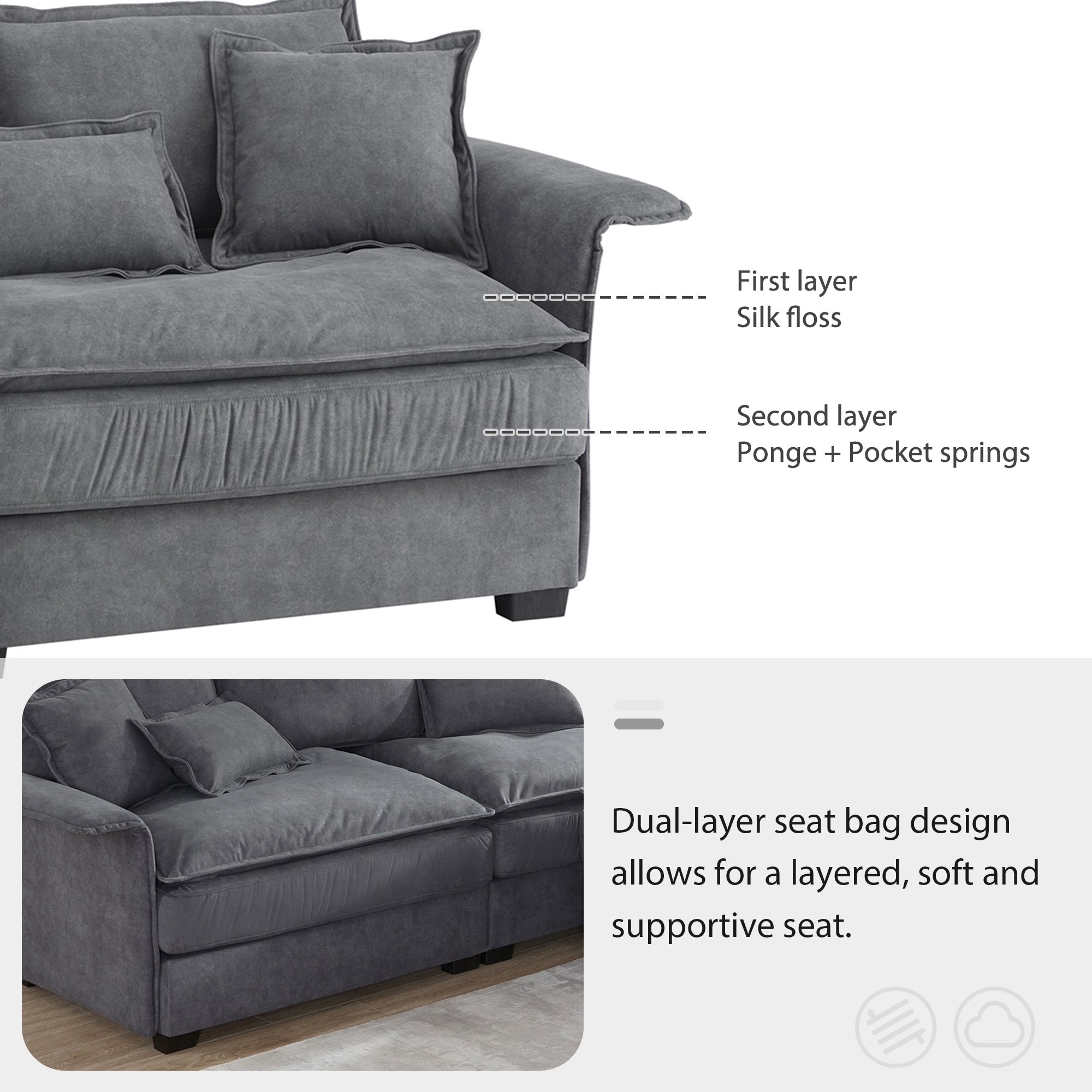 GZMR GZ-GN3101E Sofas-Loveseats - View #7