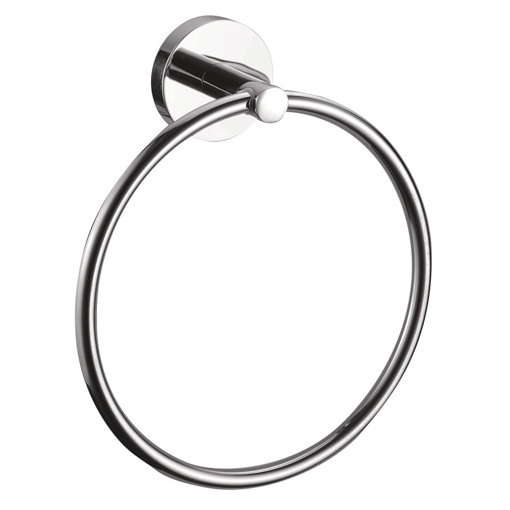 Design House 558304 Graz Park Polished Chrome Wall mount Single Towel Ring
