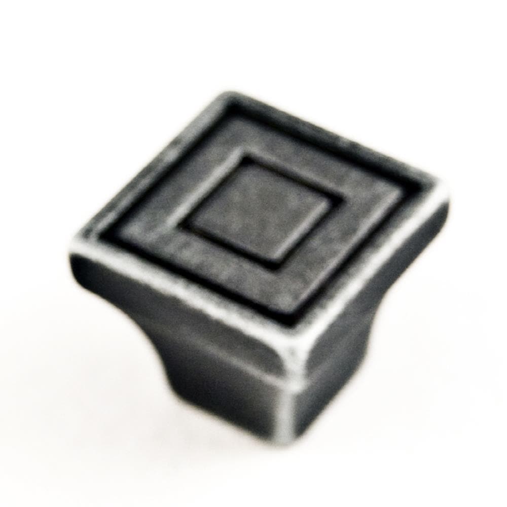 RK International CK 771-DN Distressed nickel Square Transitional Cabinet Knob