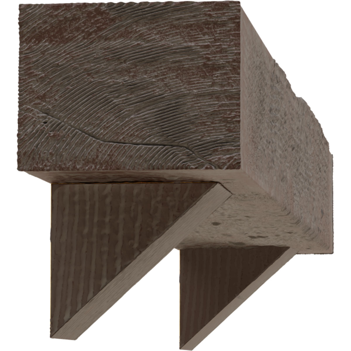 Ekena Millwork MANURS04X08X72BKAE Mantel-Shelves - View #4