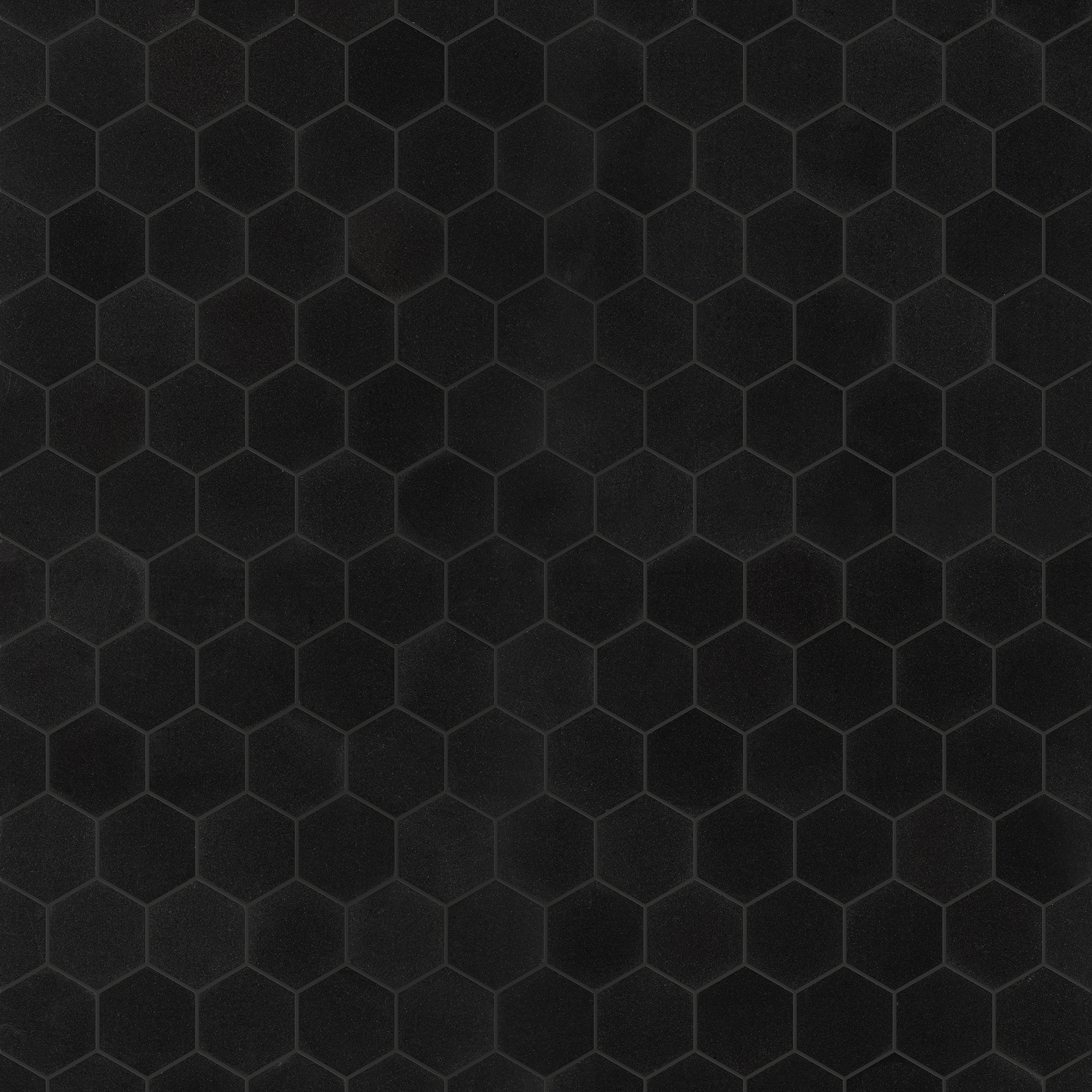 Volcanic Ash 12-in x 12-in Honed Natural stone Basalt Stone look Hexagon Mosaic Floor and Wall Tile ( 0.96-sq ft / Piece )