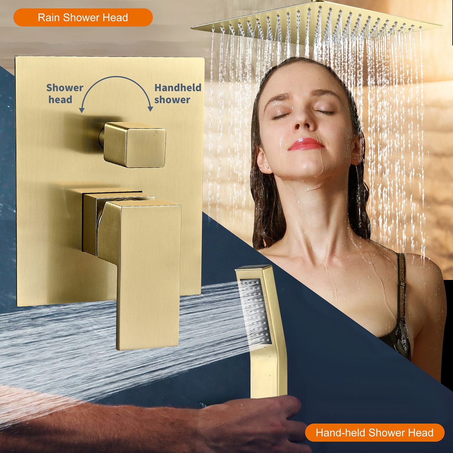 Cobbe SSF0210G Showerhead-Bar-Panels - View #7