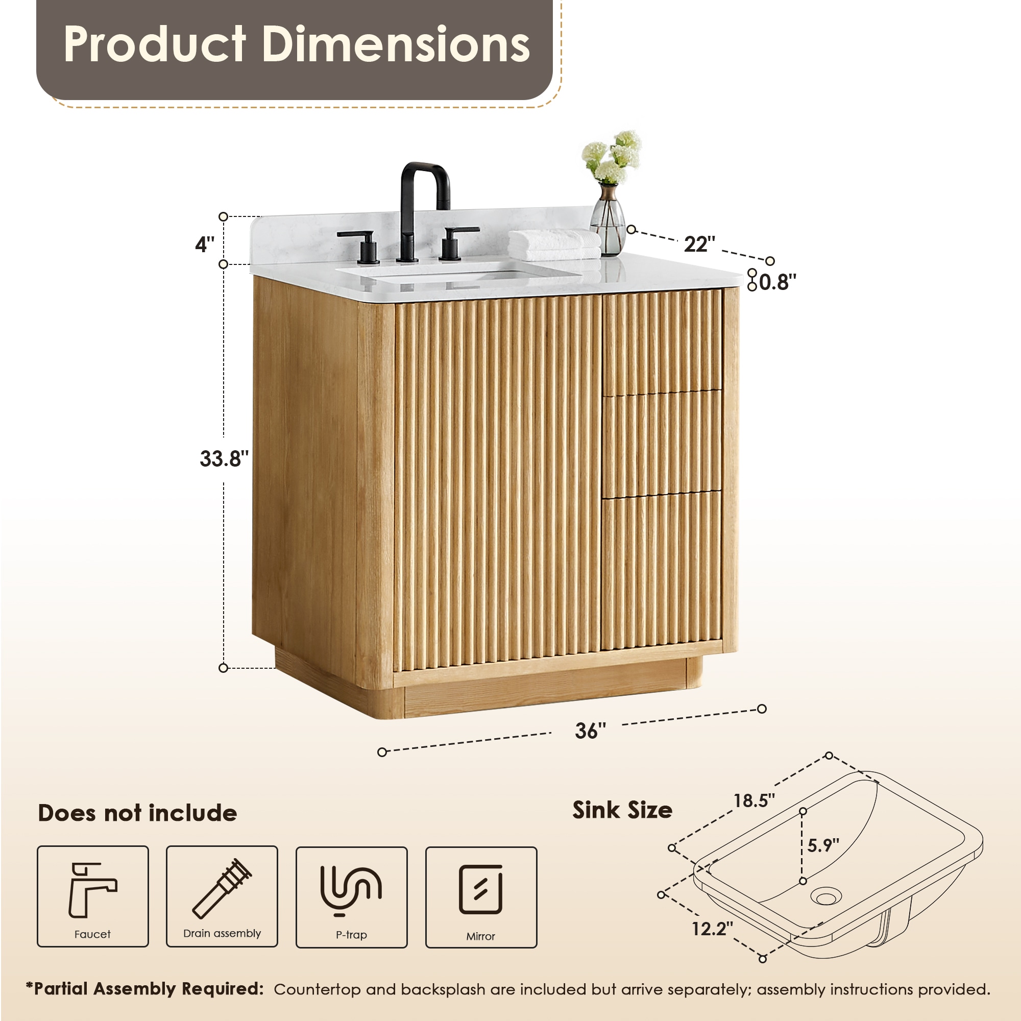 Altair 580036-WL-GW-NM Bath-Vanity-Combo - View #13