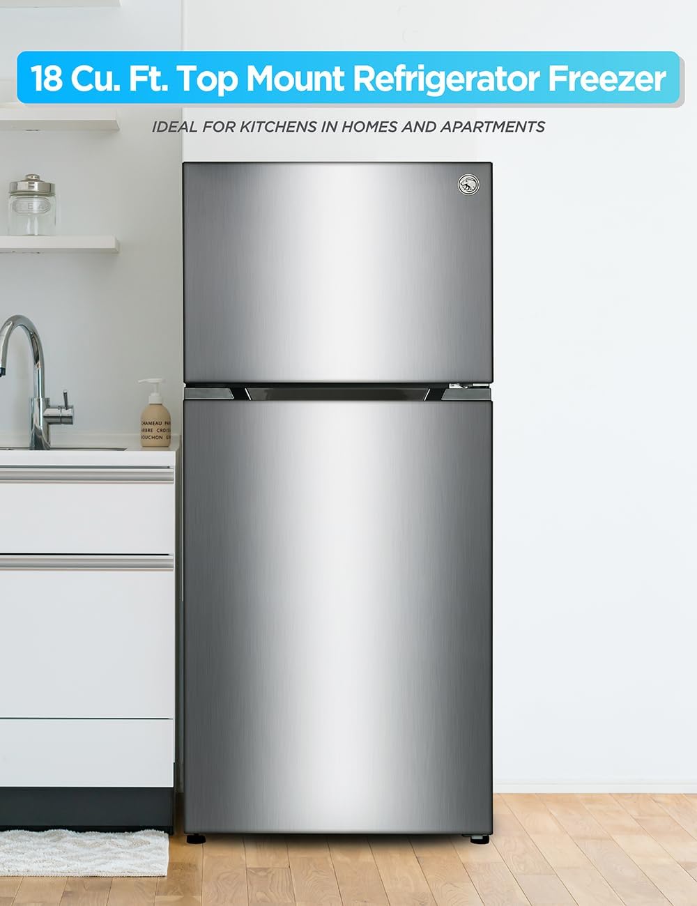 Commercial Cool CCR1800GIMS Top-Freezer-Refrigerators - View #3