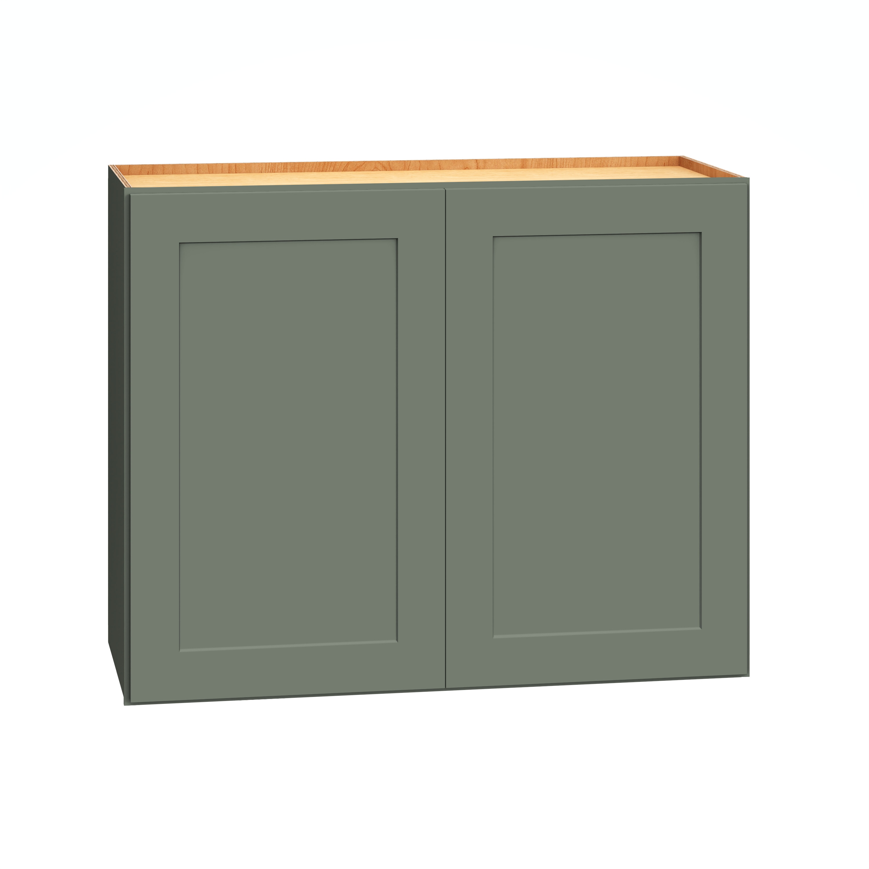 Diamond Express 61H-W3024 Jamestown 30-in W x 24-in H x 12-in D Retreat Green Wall Fully assembled Plywood Cabinet Recessed Panel Shaker