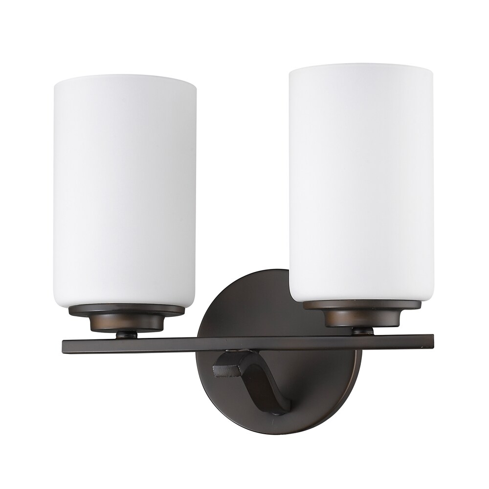Acclaim Lighting IN41336ORB Poydras 10.75-in 2-Light Oil Rubbed Bronze Transitional Vanity Light