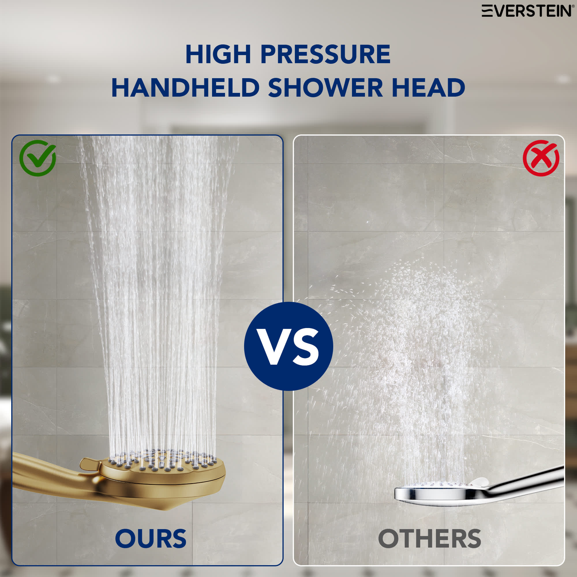 EVERSTEIN SFS-1129-GD Showerhead-Bar-Panels - View #4