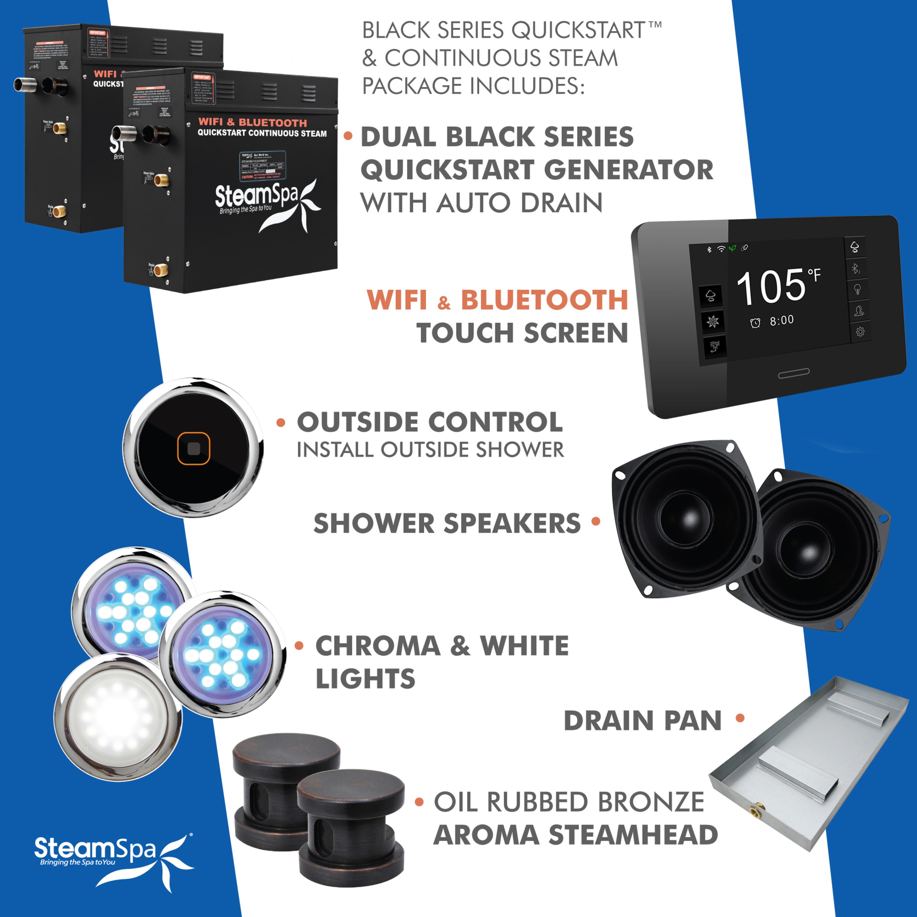 SteamSpa BKT1500ORB-ADP Steam-Showers - View #11