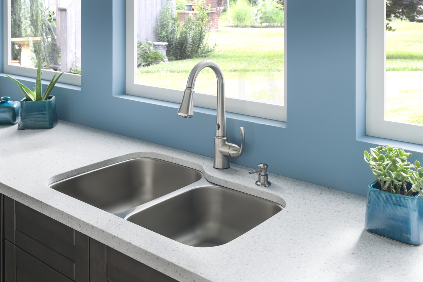 Moen 87359ESRS Kitchen-Faucets - View #5