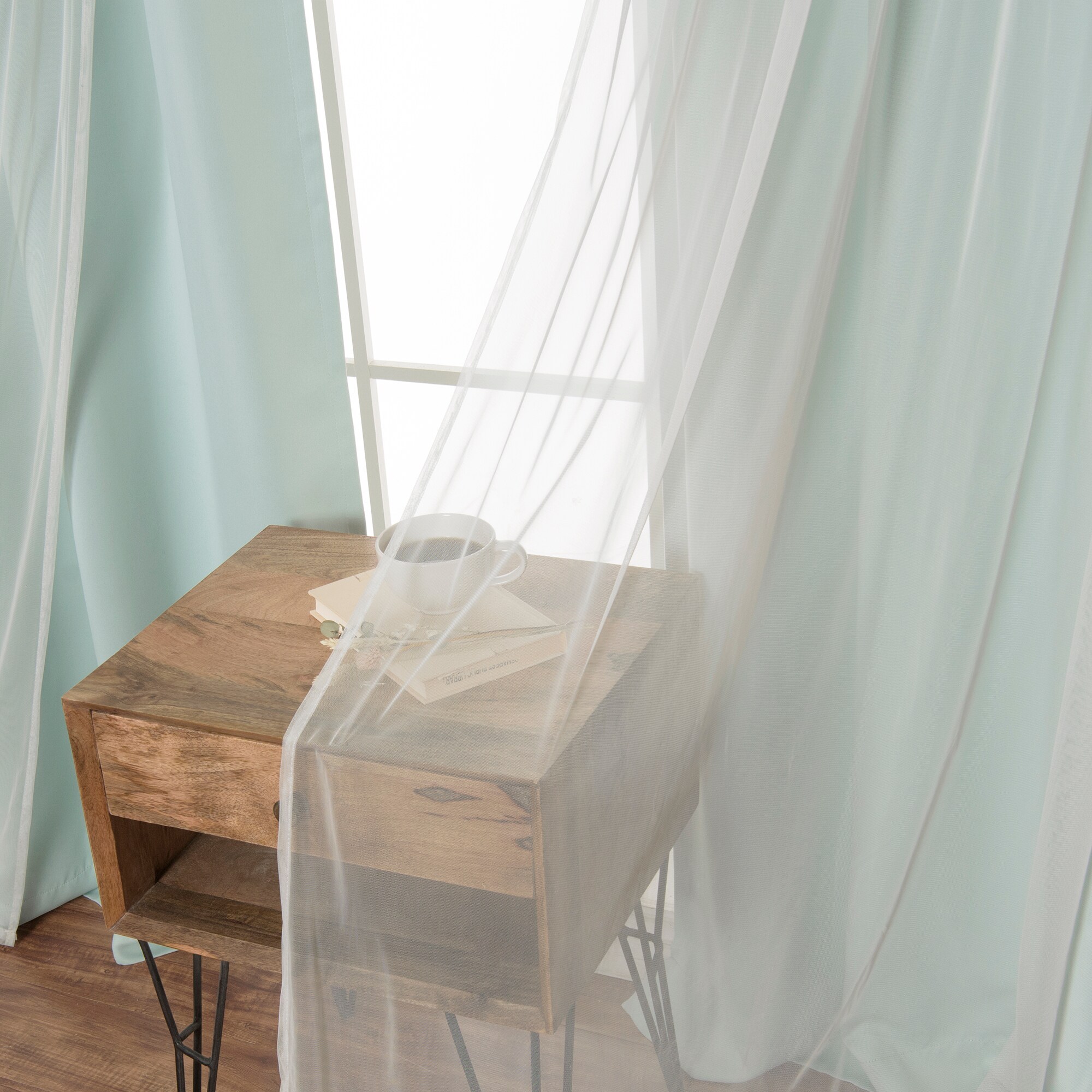 Best Home Fashion GR-MARRYME-84-MINT curtains - View #2