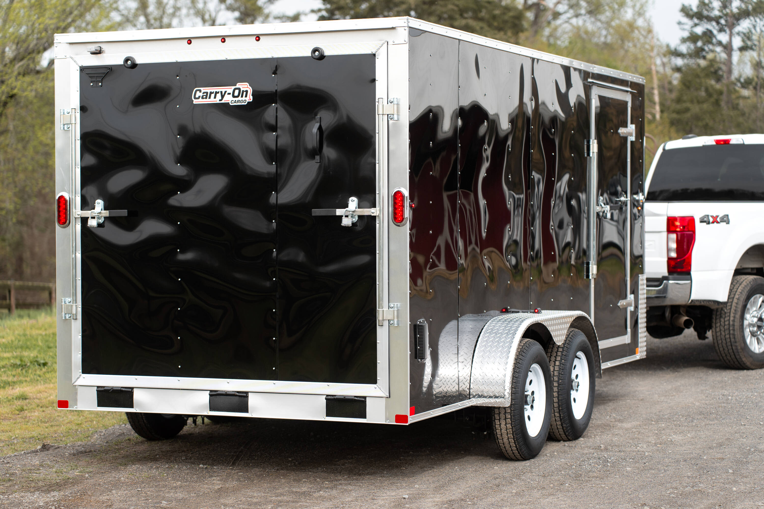 Carry-On Trailer 7-ft x 12-ft Enclosed Trailer (5960-lb Capacity 