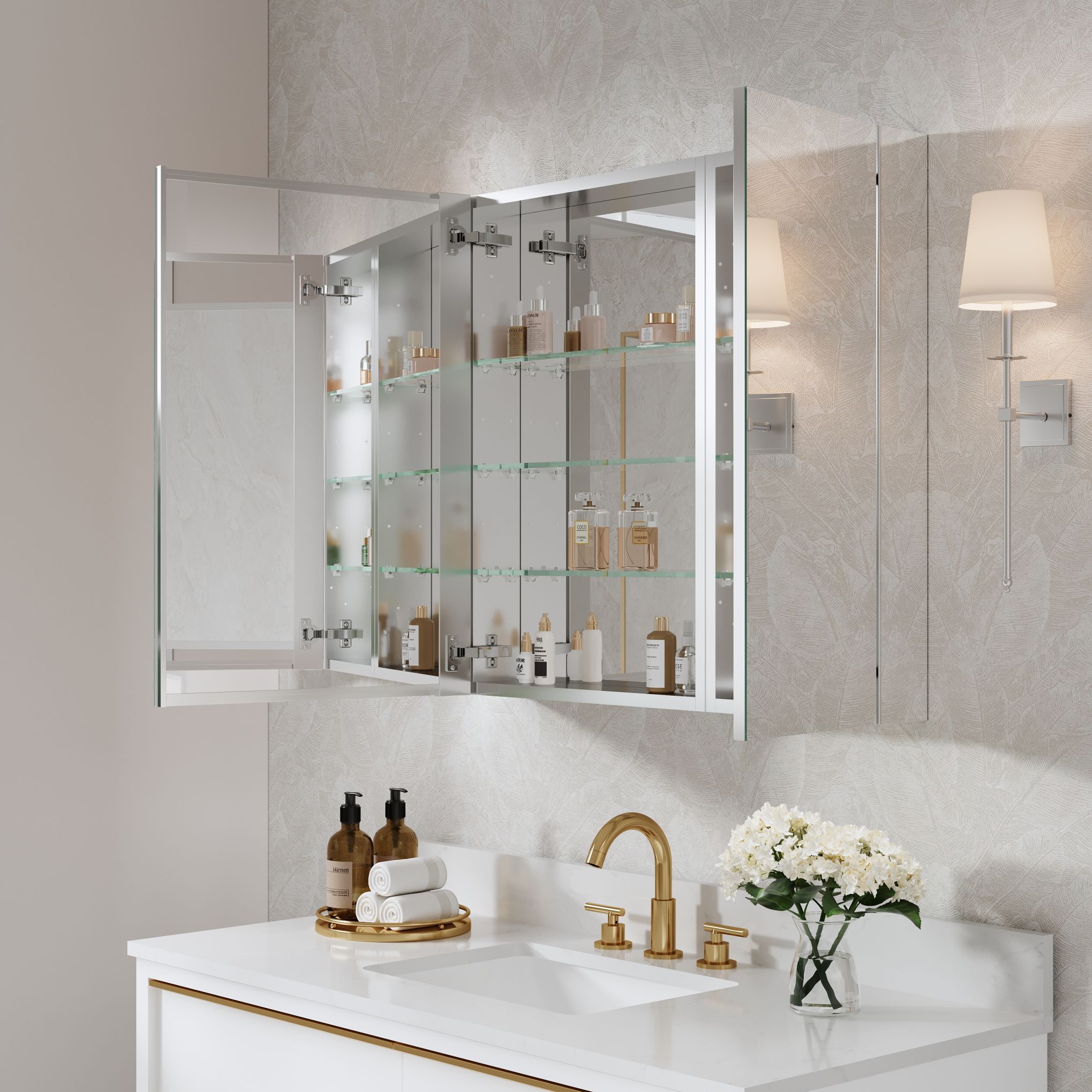WELLFOR ROSA2012LR Bathroom-Medicine-Cabinets - View #8