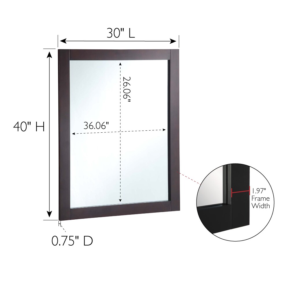 Design House 547109-ESP Framed-Bath-Mirrors - View #6