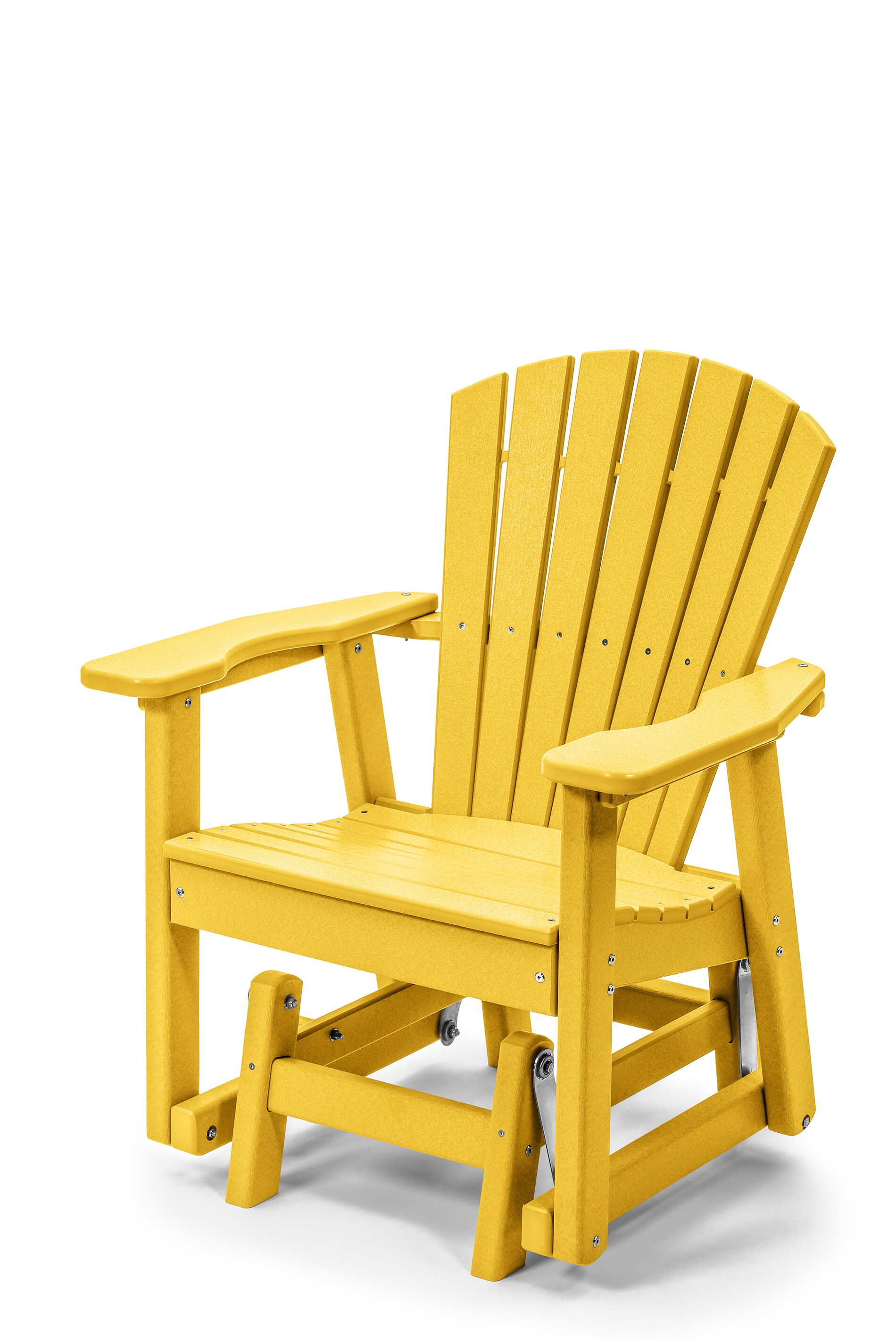 yellow glider chair