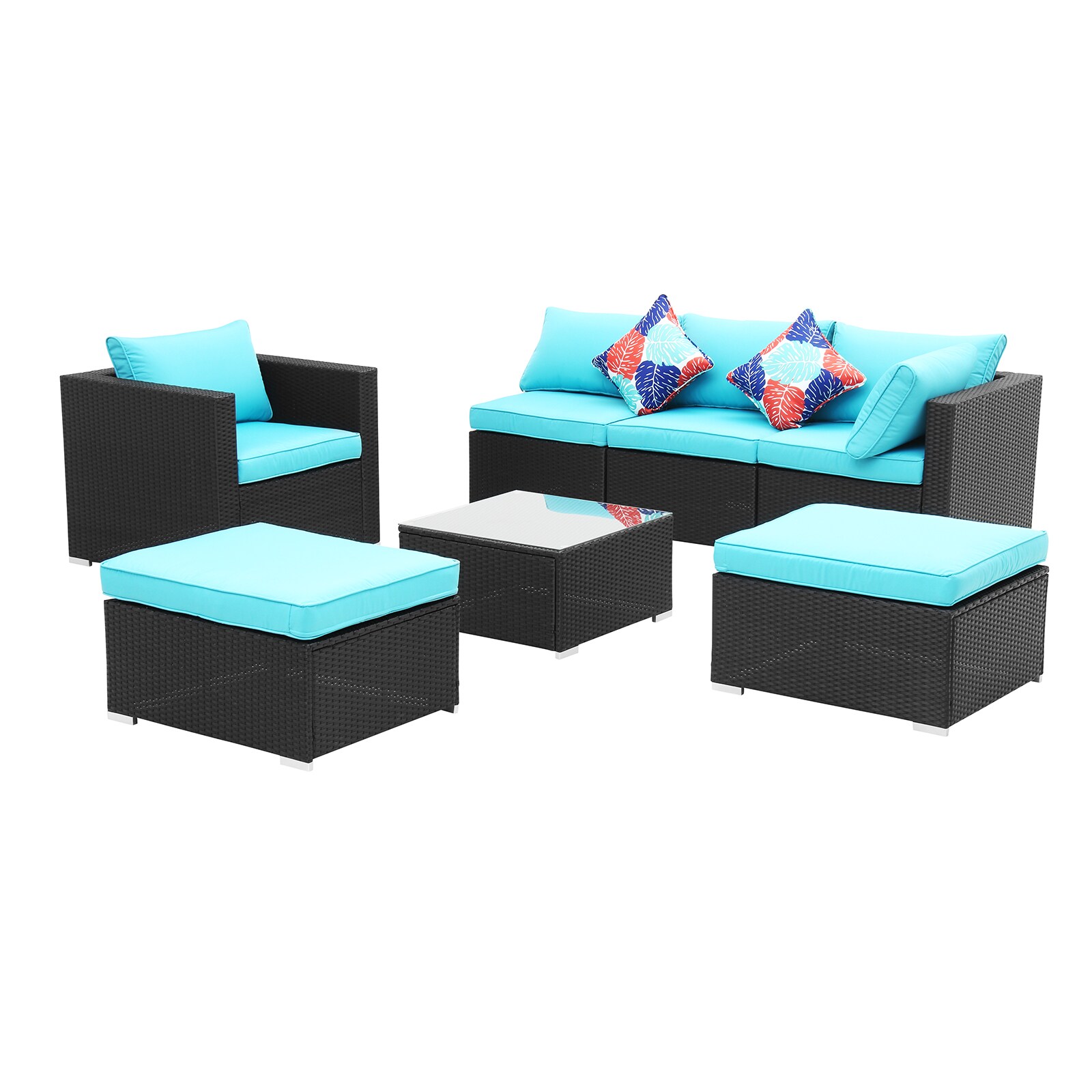 Flynama YH-V-CT-7-BL Patio-Conversation-Sets - View #3