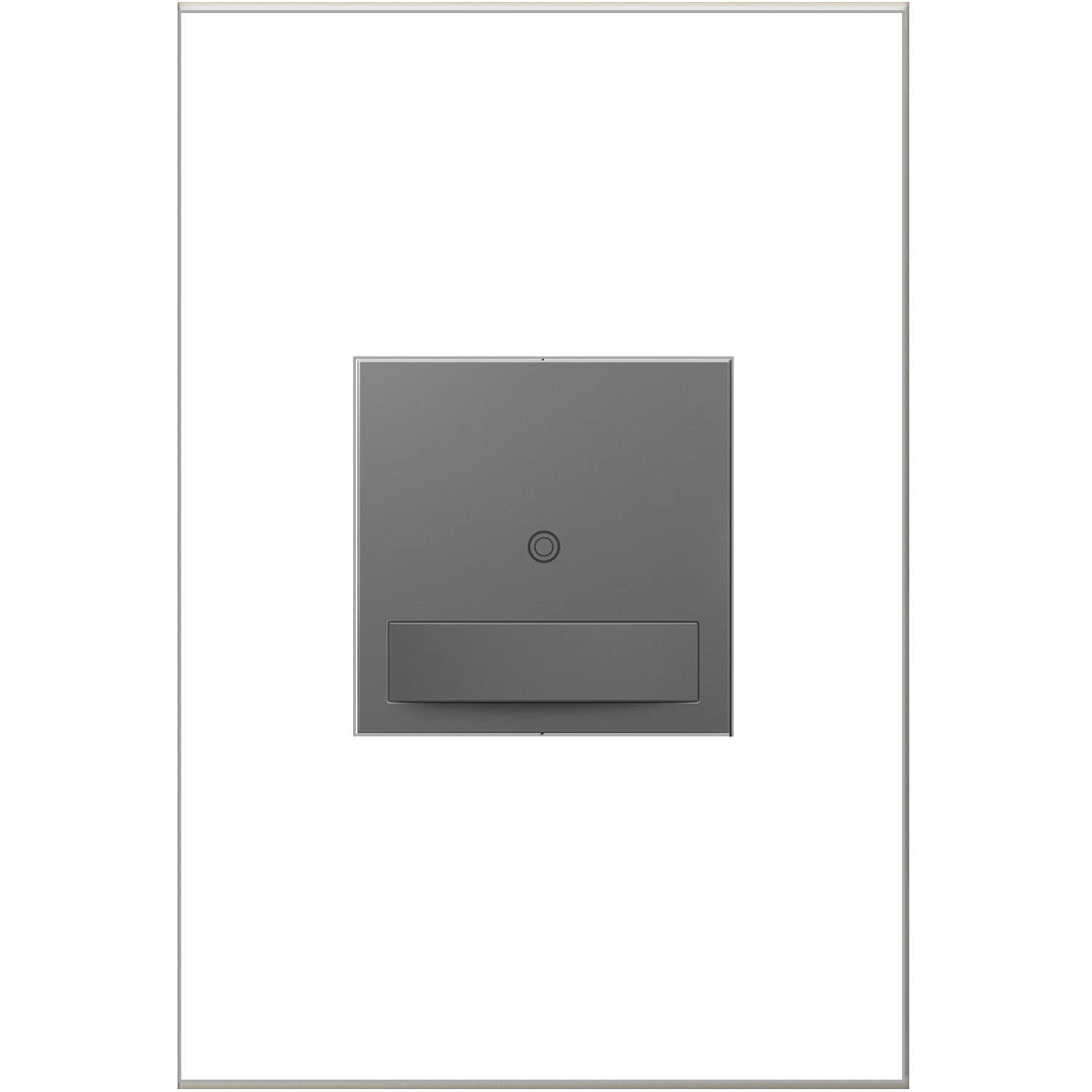 Legrand ASVS12M4 adorne Sensa Single-pole/3-way Vacancy Motion Sensor Light Switch , Magnesium