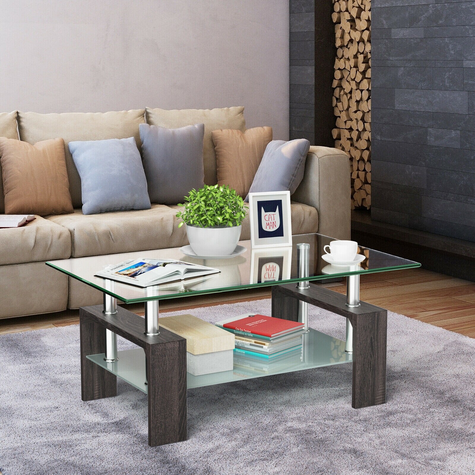 LIVIZA INS-67545BK Coffee-Tables - View #3