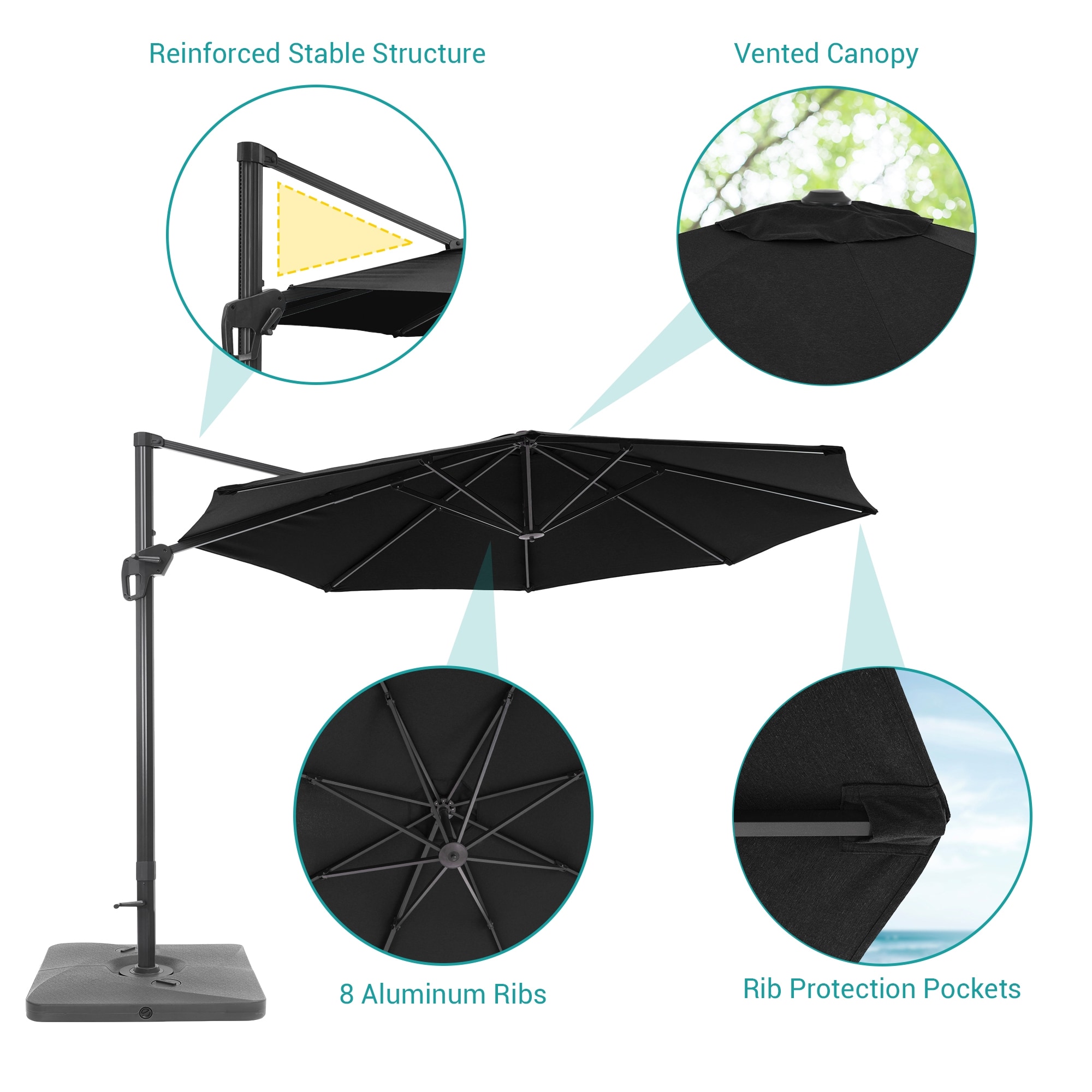 ACEGOSES LW-MCT-JC37BK Umbrellas-2 - View #5
