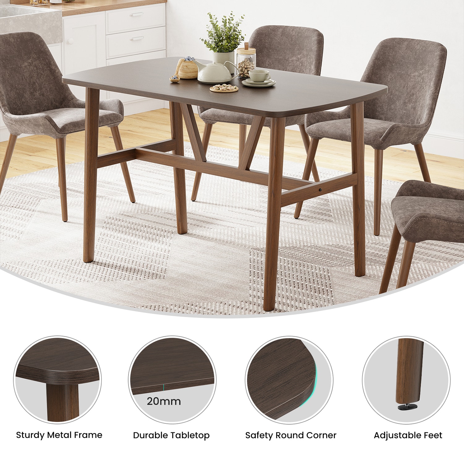 GZMR GZ-W22148 Dining-Tables - View #4