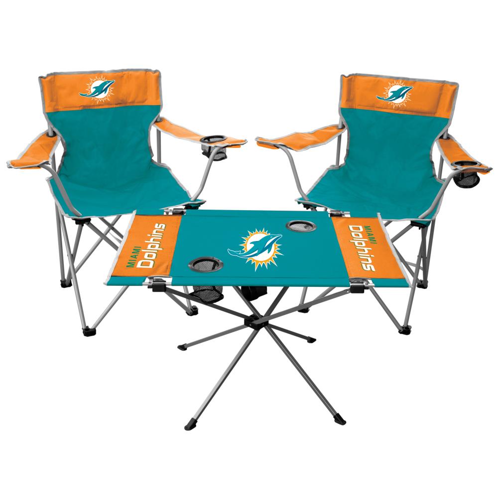 Picnic Time Miami Dolphins Rocking Camp Chair