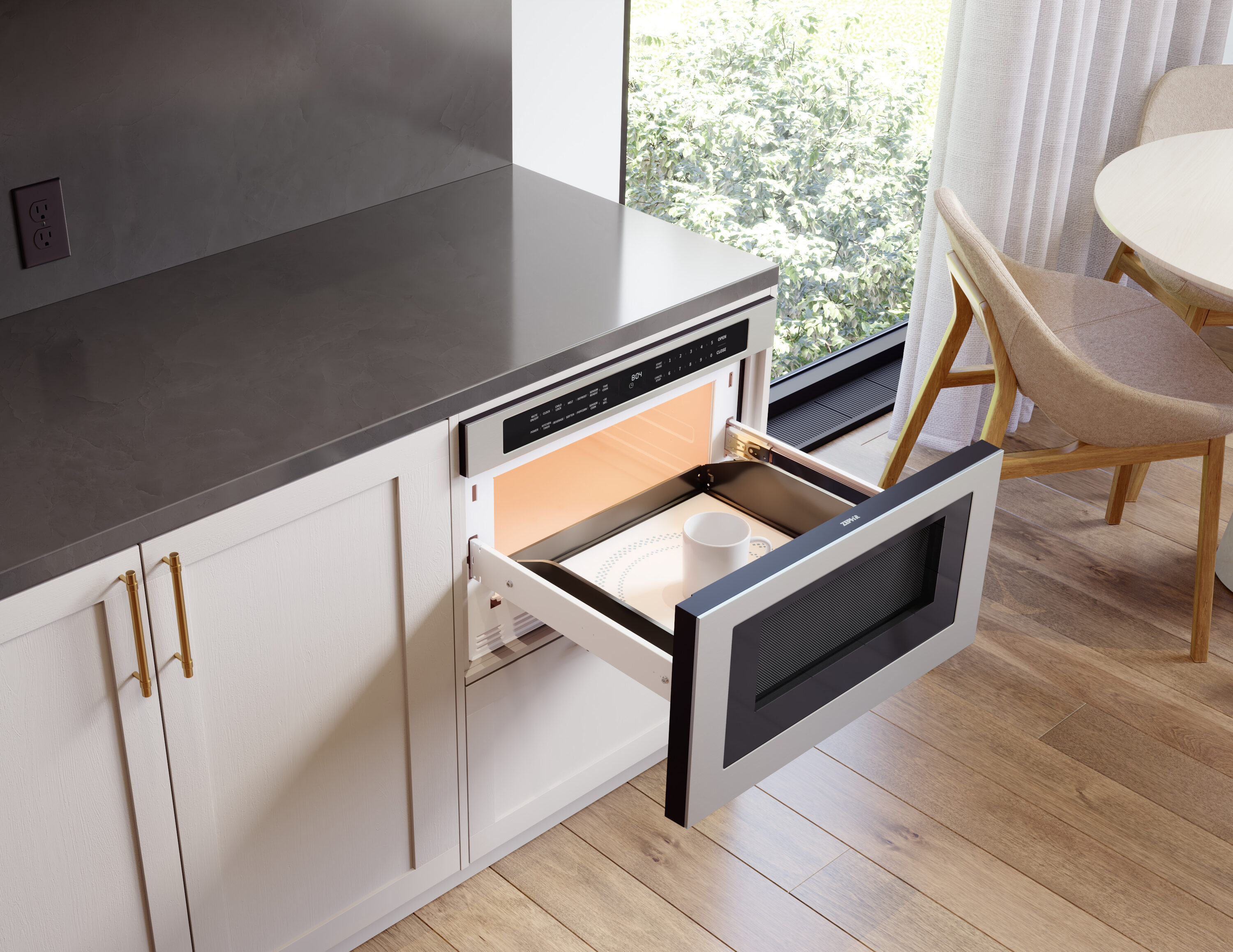 Zephyr MWD3001AS Microwave-Drawers - View #3