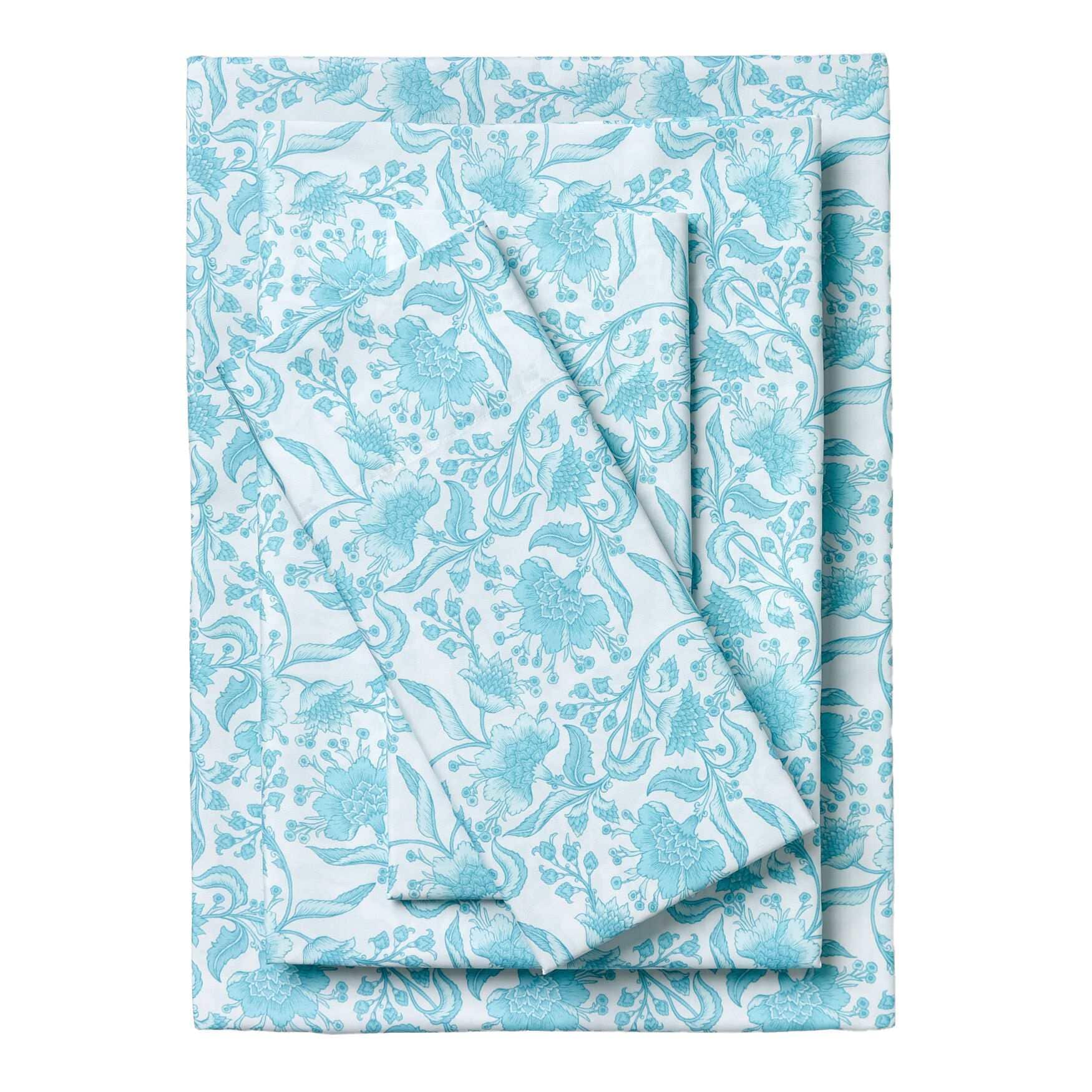 BrylaneHome 196696819665 Comfort Cloud Floral Sheet Set