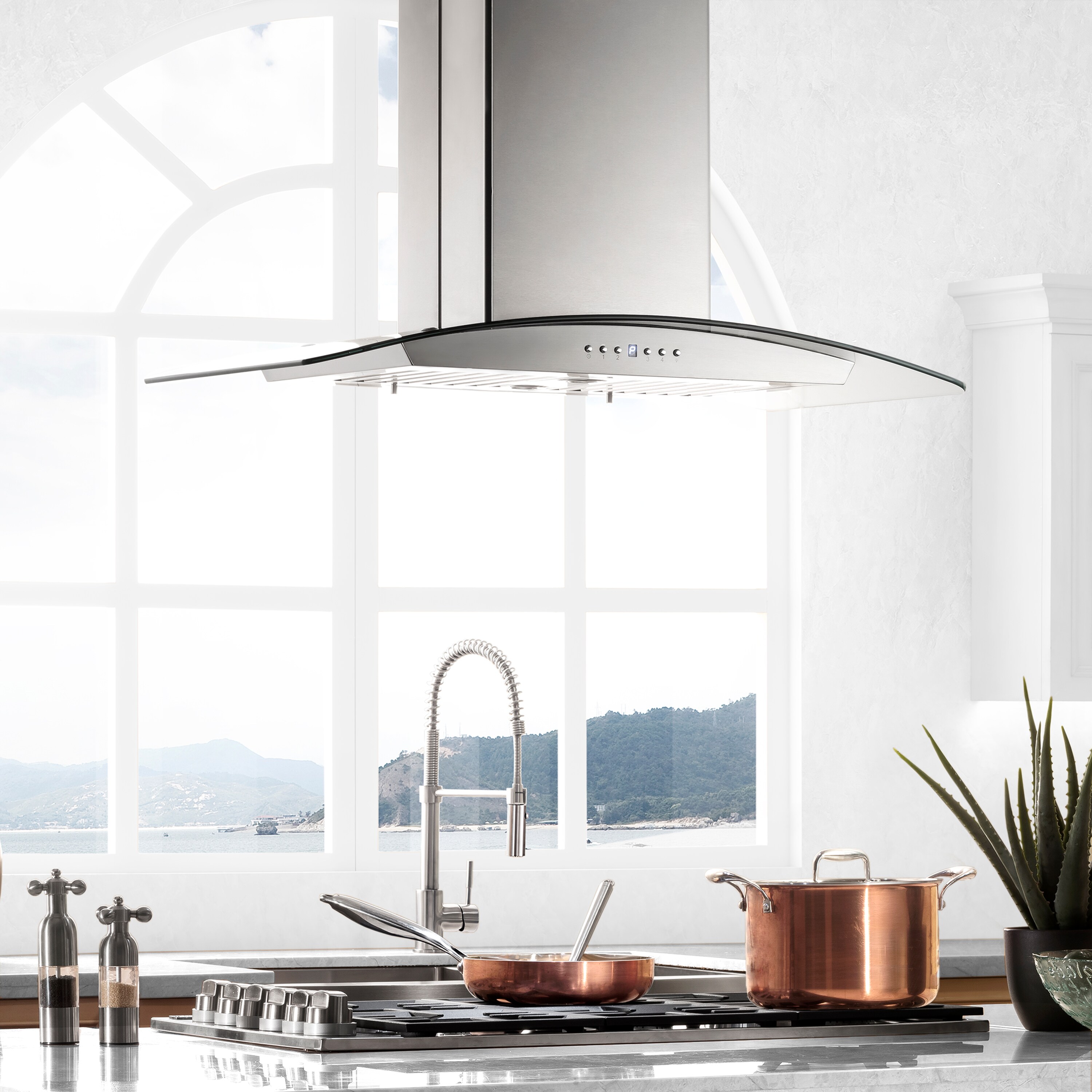 ZLINE KITCHEN & BATH GL5ICRN-BT-30 Island-Range-Hoods - View #7