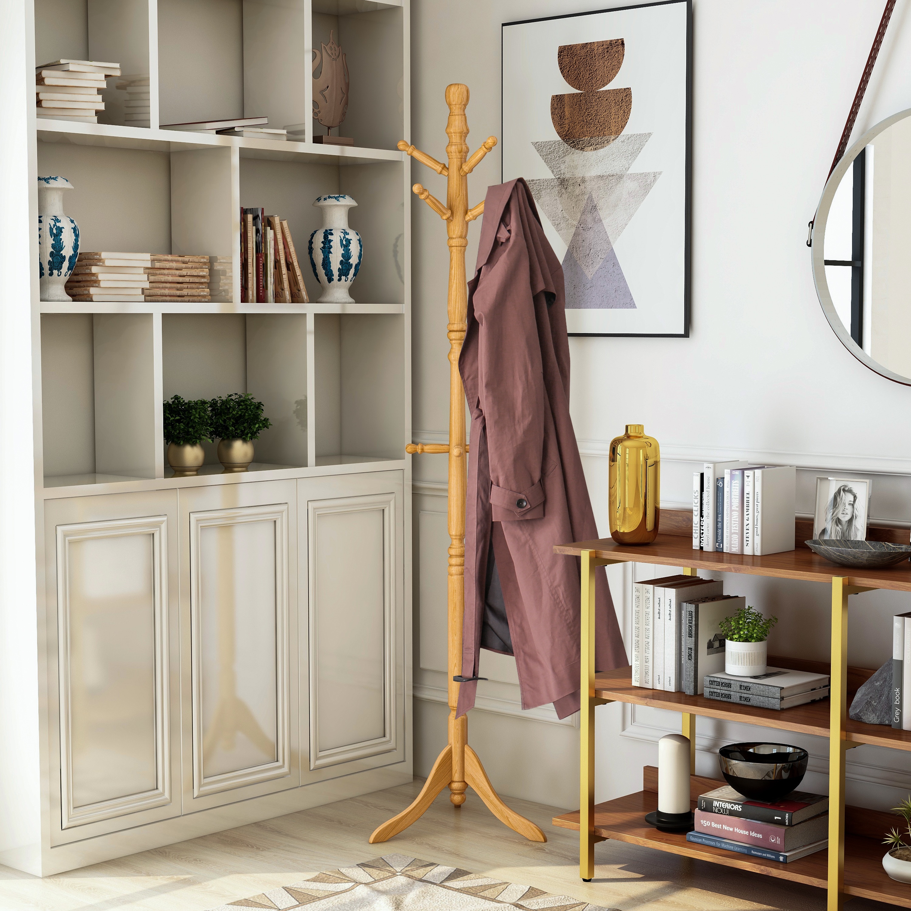 Furniture of America IDF-AC6211NT Coatrack-Stands-Pedestals - View #2