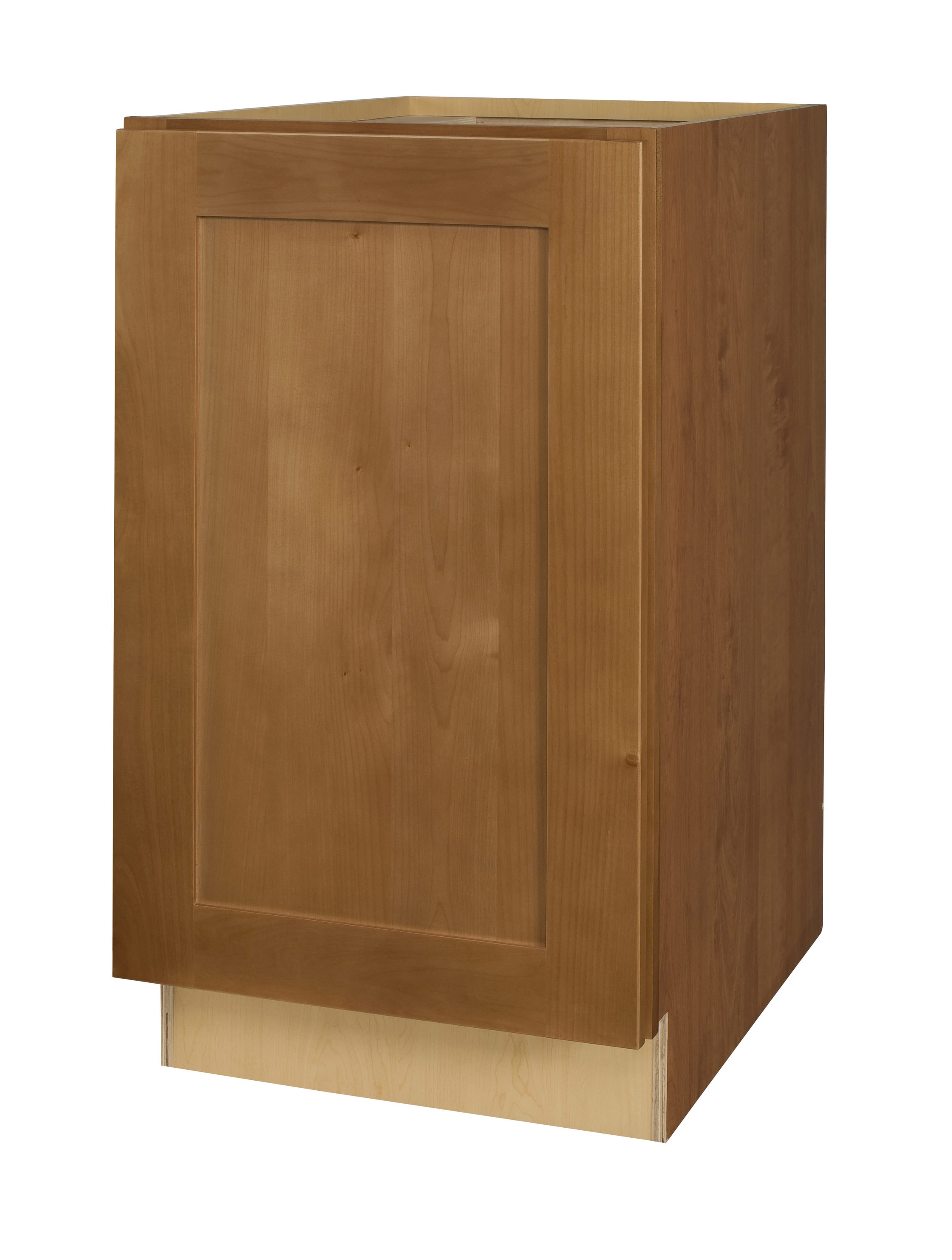 Luxxe Cabinetry B21FHL-HCN Heston 21-in W x 34.5-in H x 24-in D Cider Base Fully Assembled Plywood Cabinet (Recessed Panel Shaker Door Style)