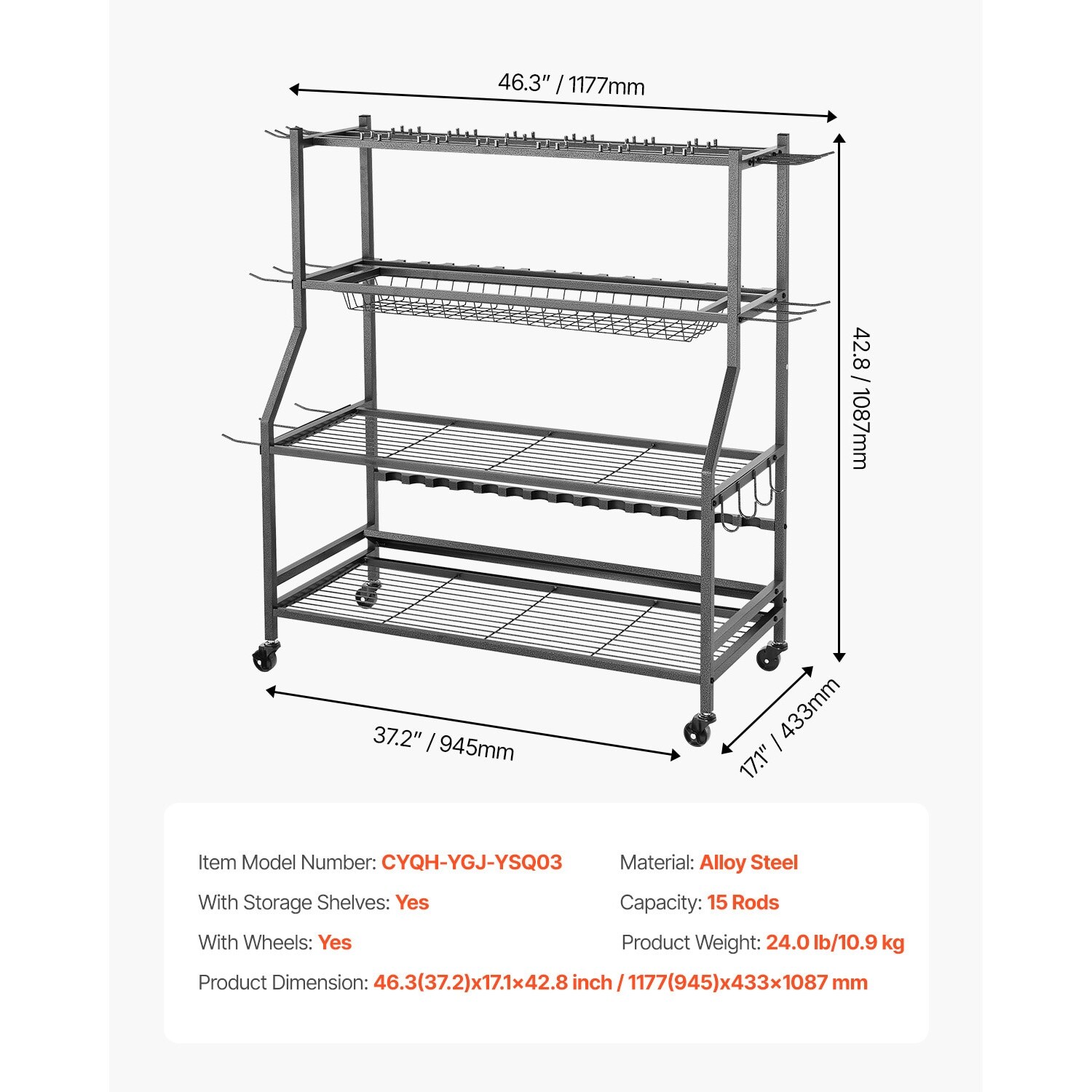 LUXEYARD DS-R-O-026 Utility-Carts - View #4