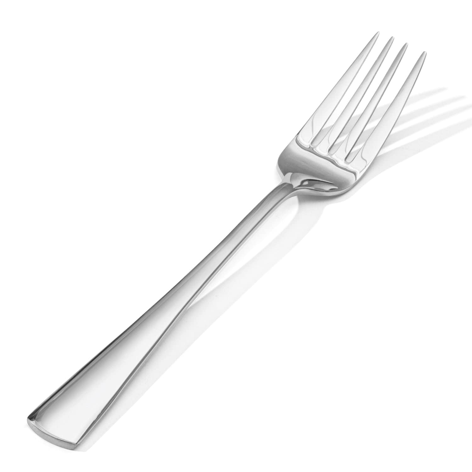 Aoibox  4 Piece 18 10 Stainless Steel Dinner Fork Set with Mirror Finish and Smooth Edges Silver Flatware 8 18 Inches Long