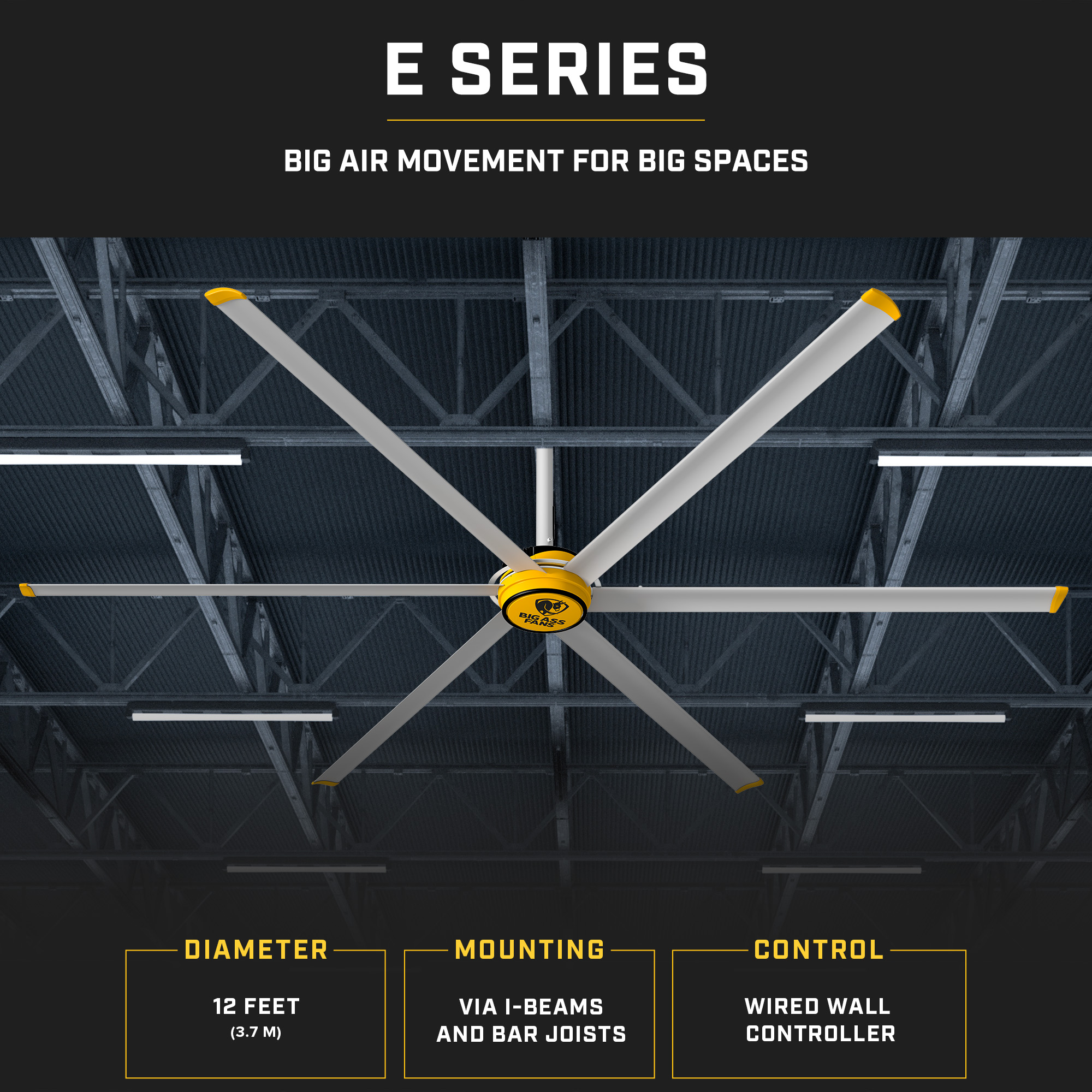 Big Ass Fans F-ES2-1201S34 Ceiling-Fans - View #6