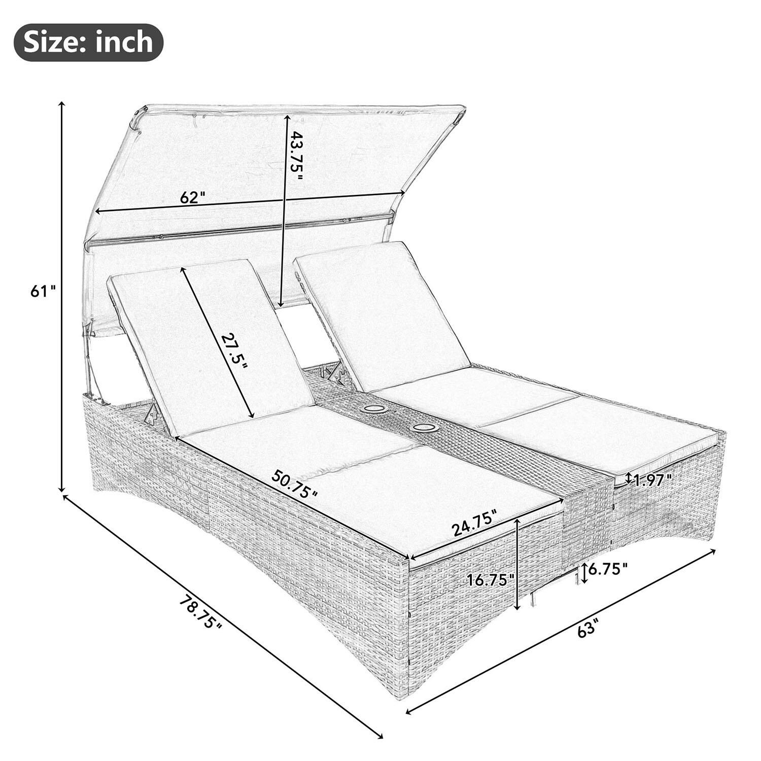 Bybafun YA3700465 Patio-Sofas-Daybeds - View #10
