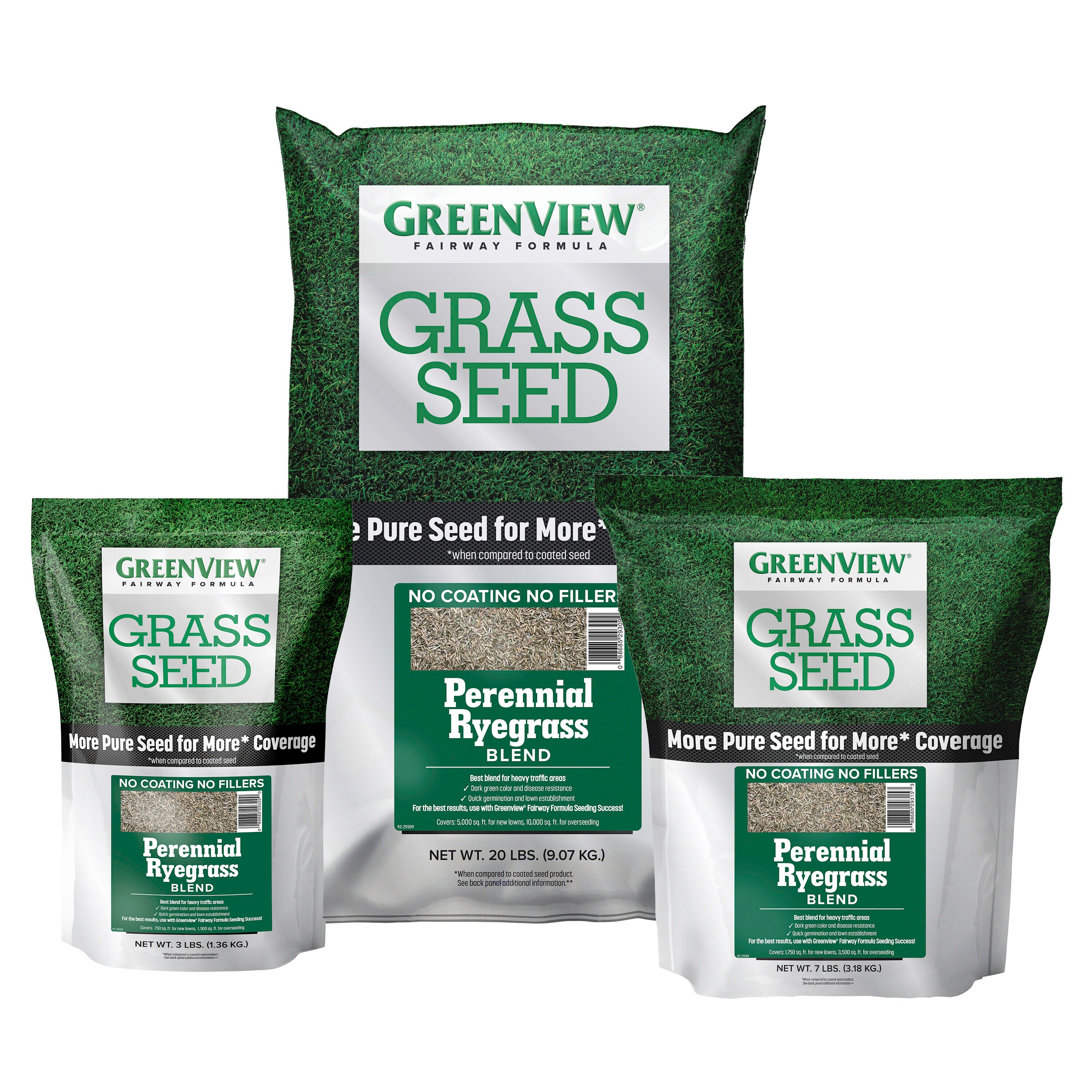 Greenview Fairway Formula 3-lb Natural Perennial Ryegrass Grass Seed in ...