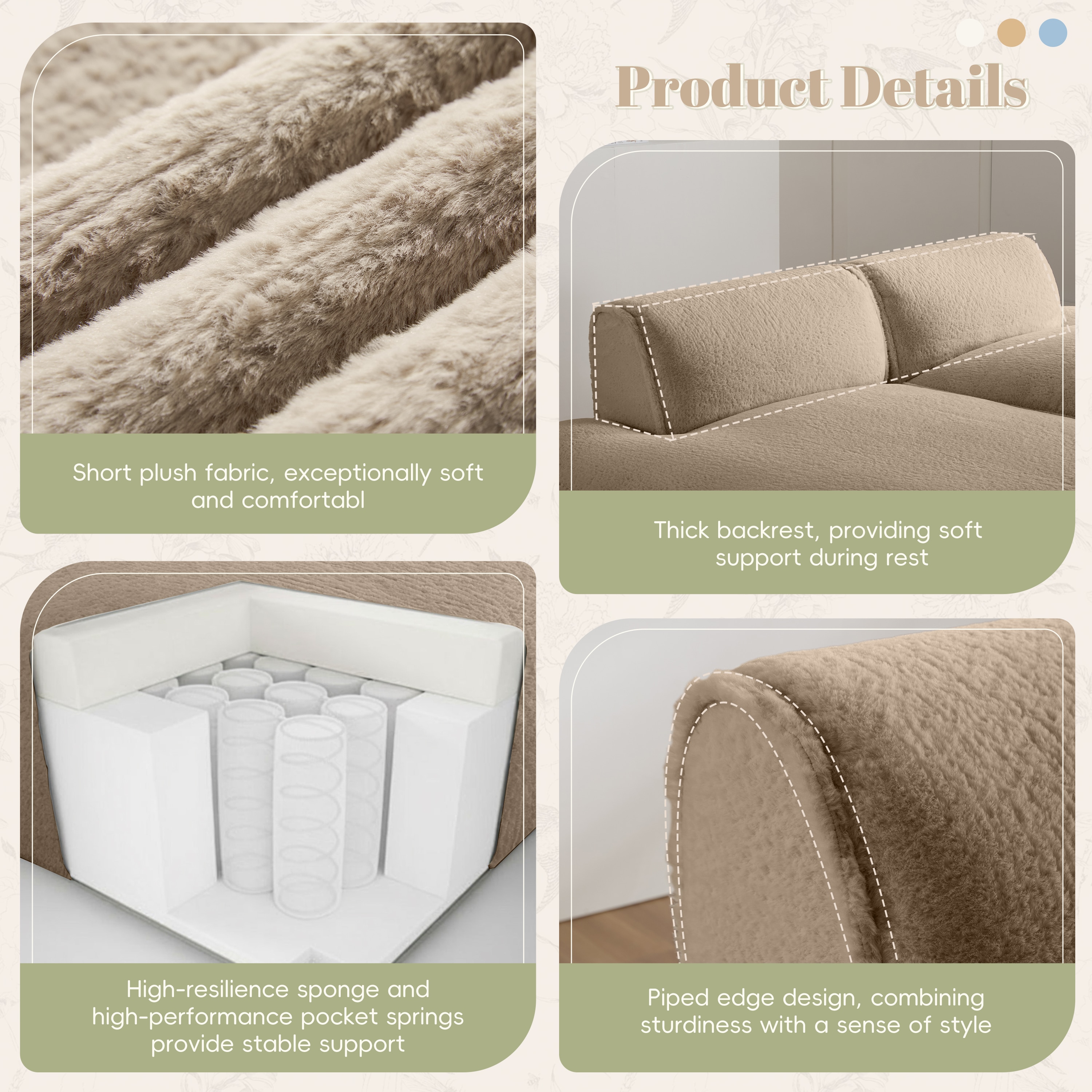 ModernLuxe N723S9701D Sofas-Loveseats - View #6
