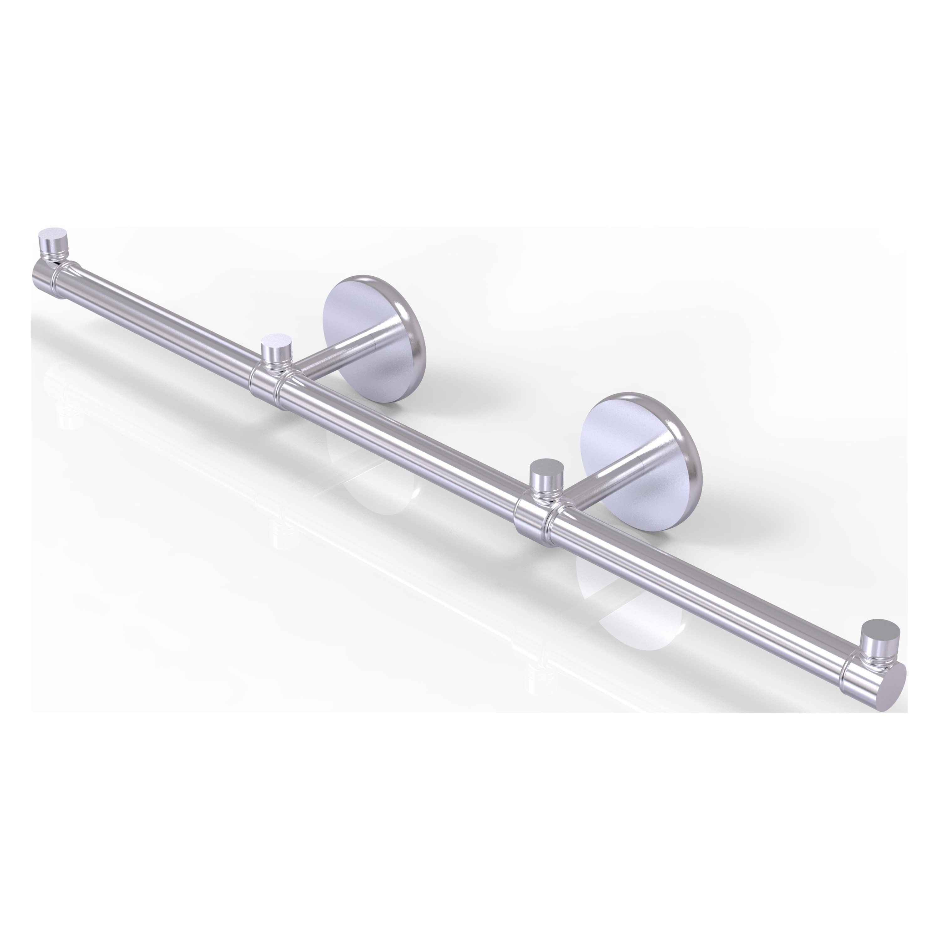 Allied Brass P1000-HTB-3-SCH Prestige Skyline 22-in double Satin Chrome Wall mount Double Towel Bar