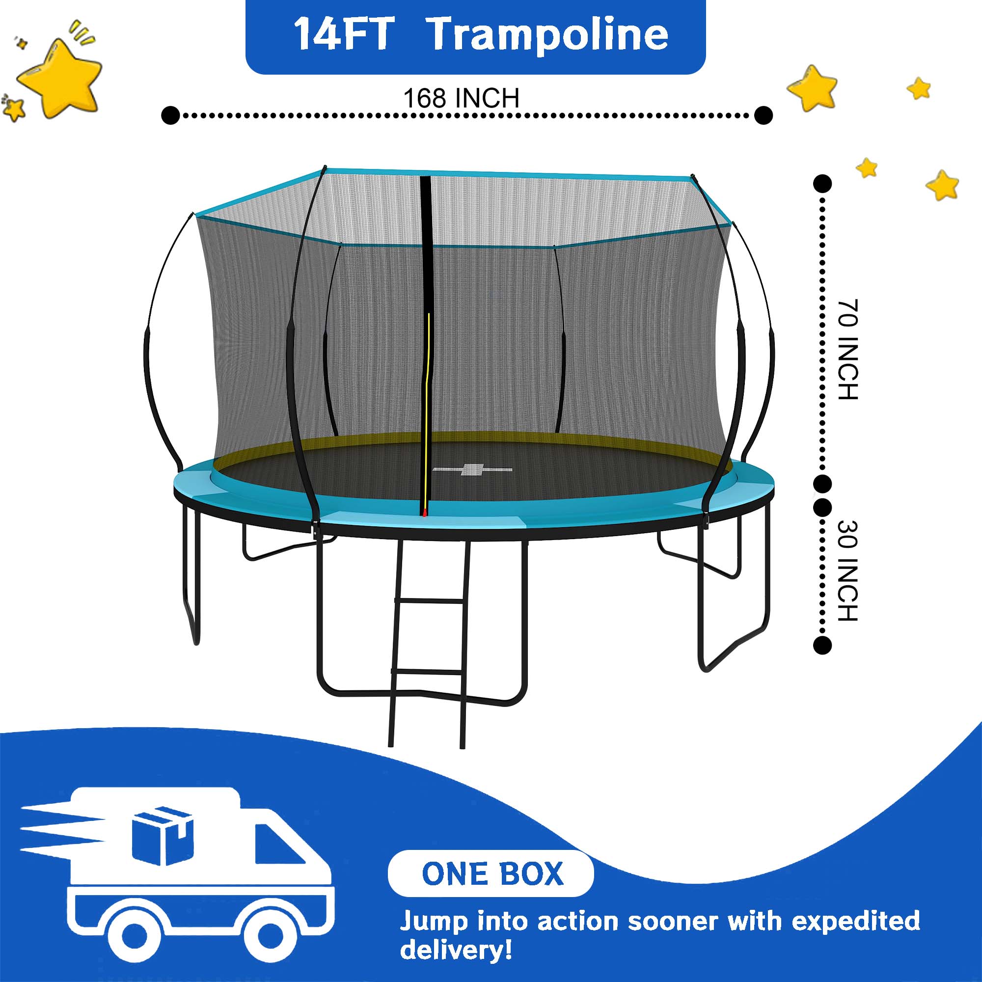 Fun Orange FUN25BC06 trampolines - View #3