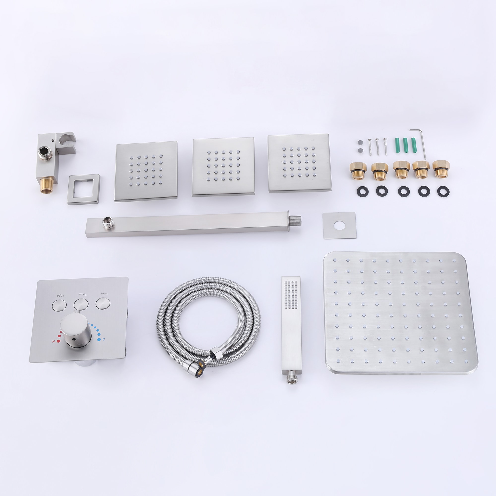 WELLFOR WB-SH018BN Showerhead-Bar-Panels - View #7
