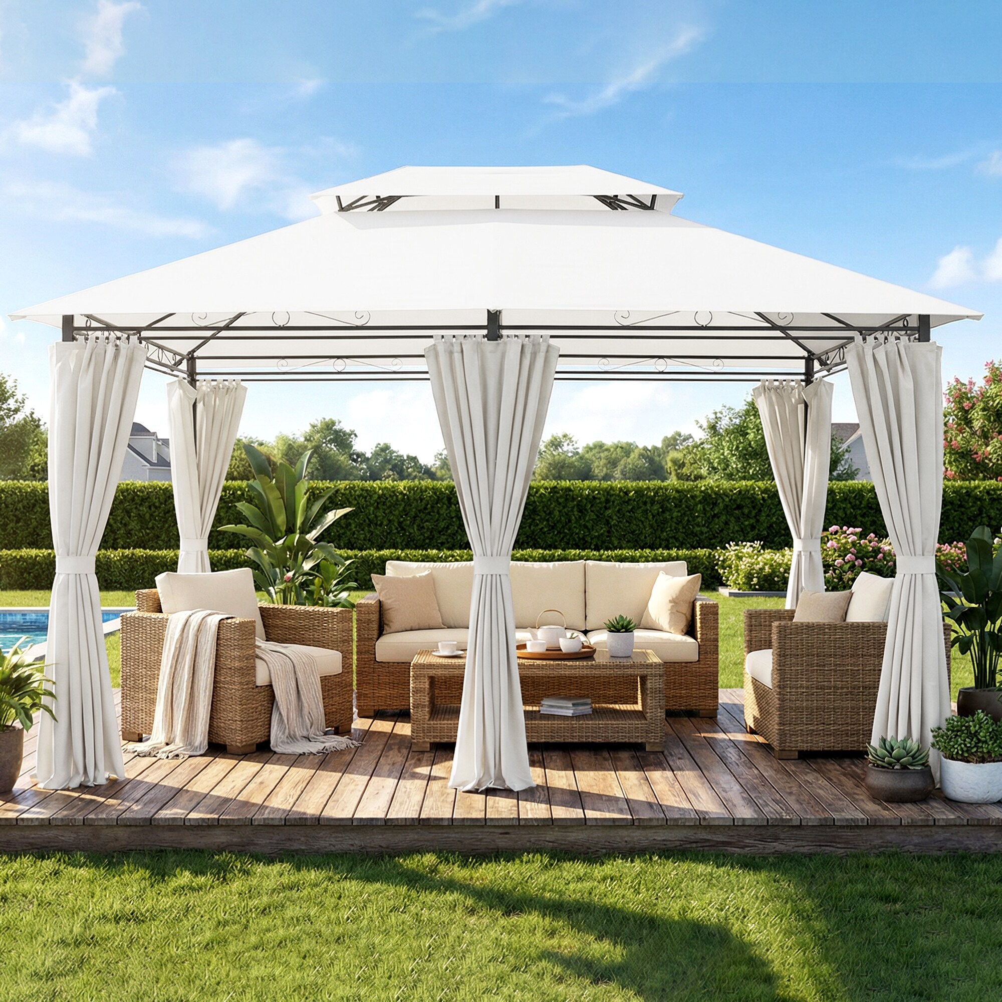 ToolCat LS1-24-GB Wood-Resin-Gazebos - View #8