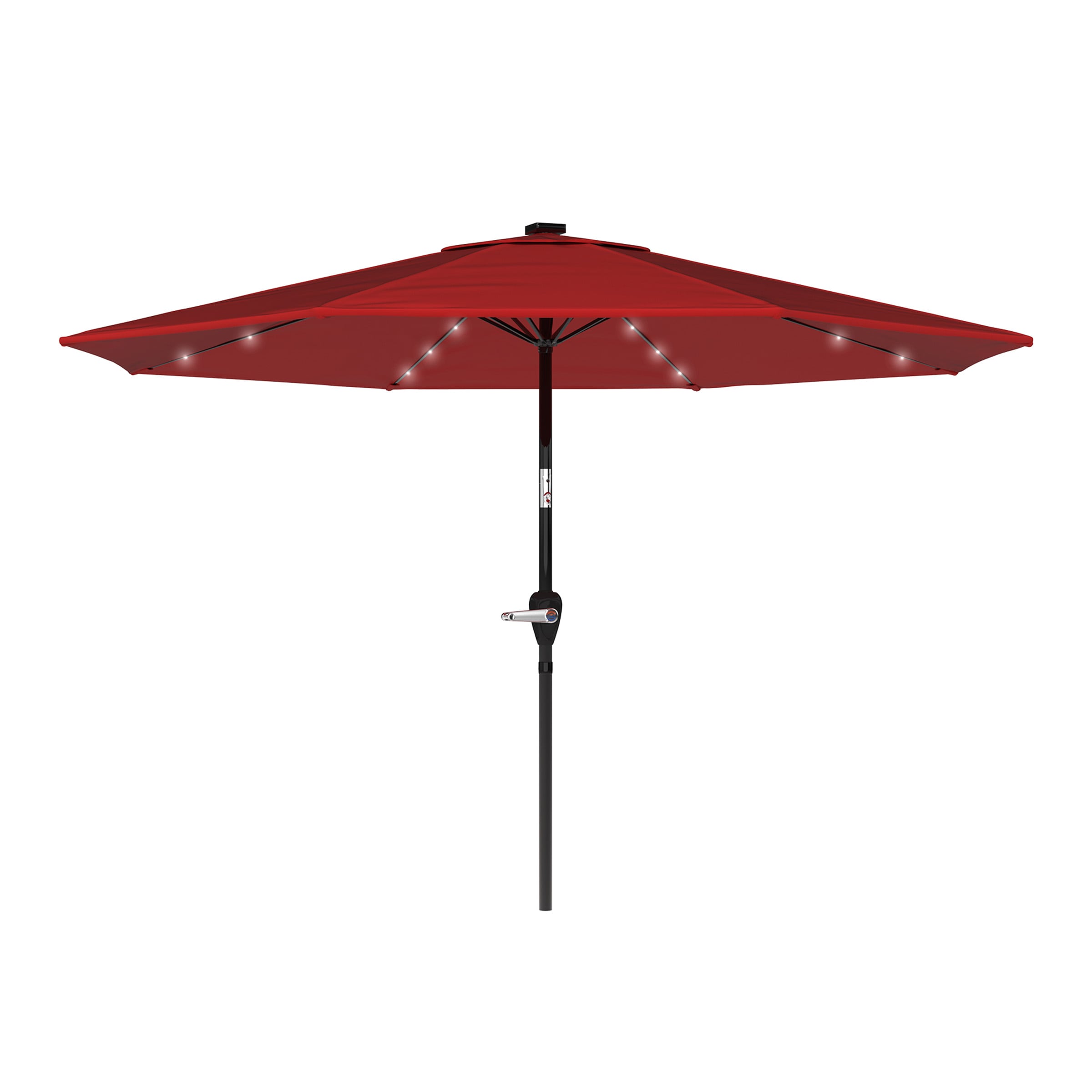 Umbrella With LED Changing Color 8 Rib Light Up Umbrellas Flashlight Stage Prop 