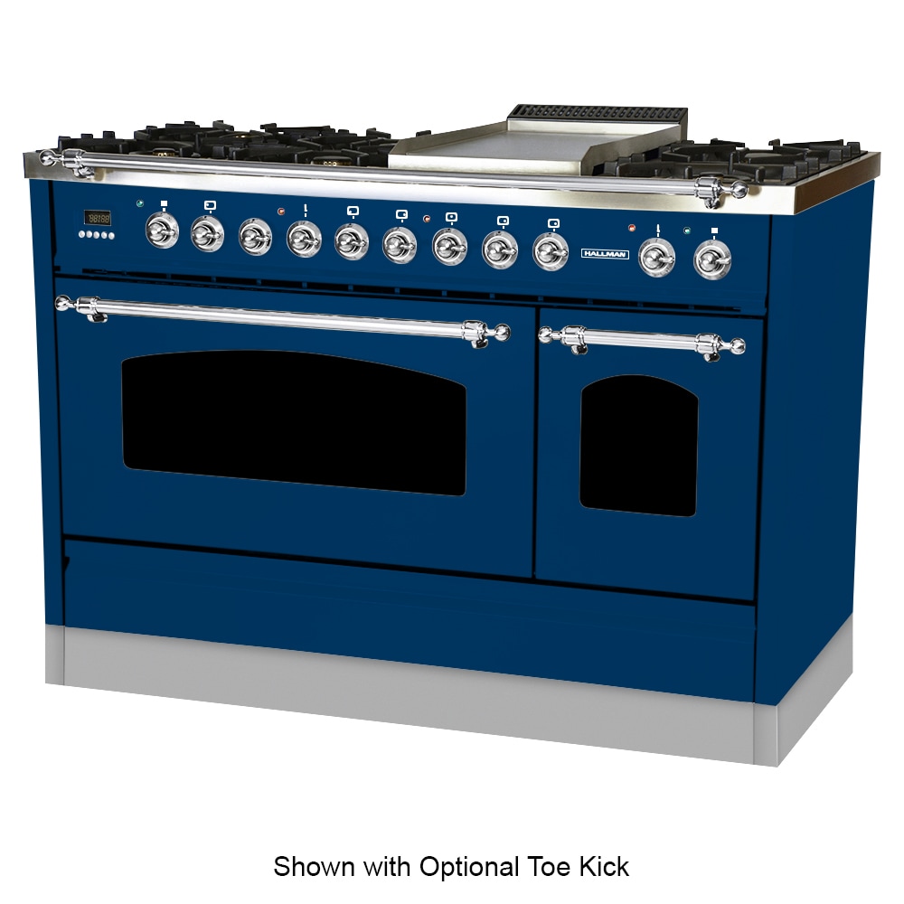 Hallman HDFR48CMBULP Double-Dual-Fuel-Ranges - View #2
